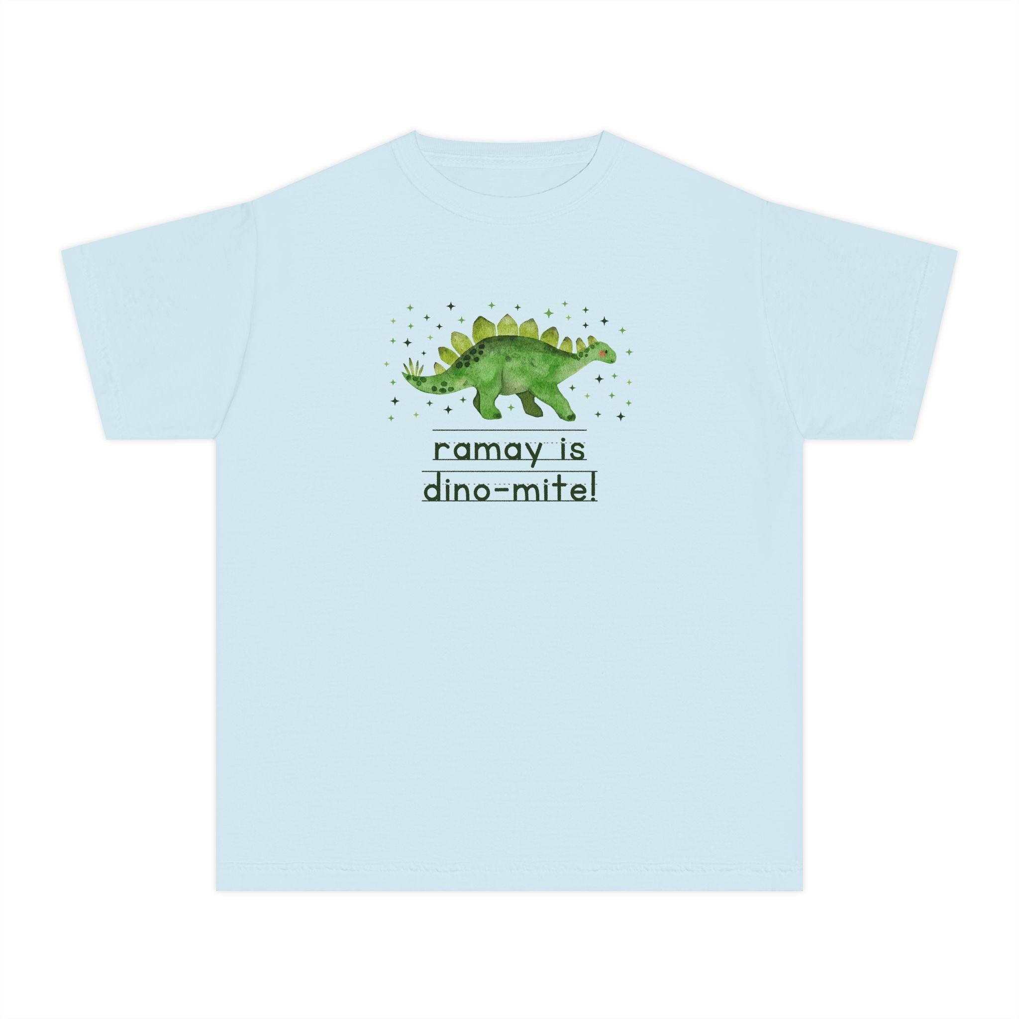 Ramay Junior High School Kids Tee Shirt: Ramay is Dino - Mite! - Opal and June