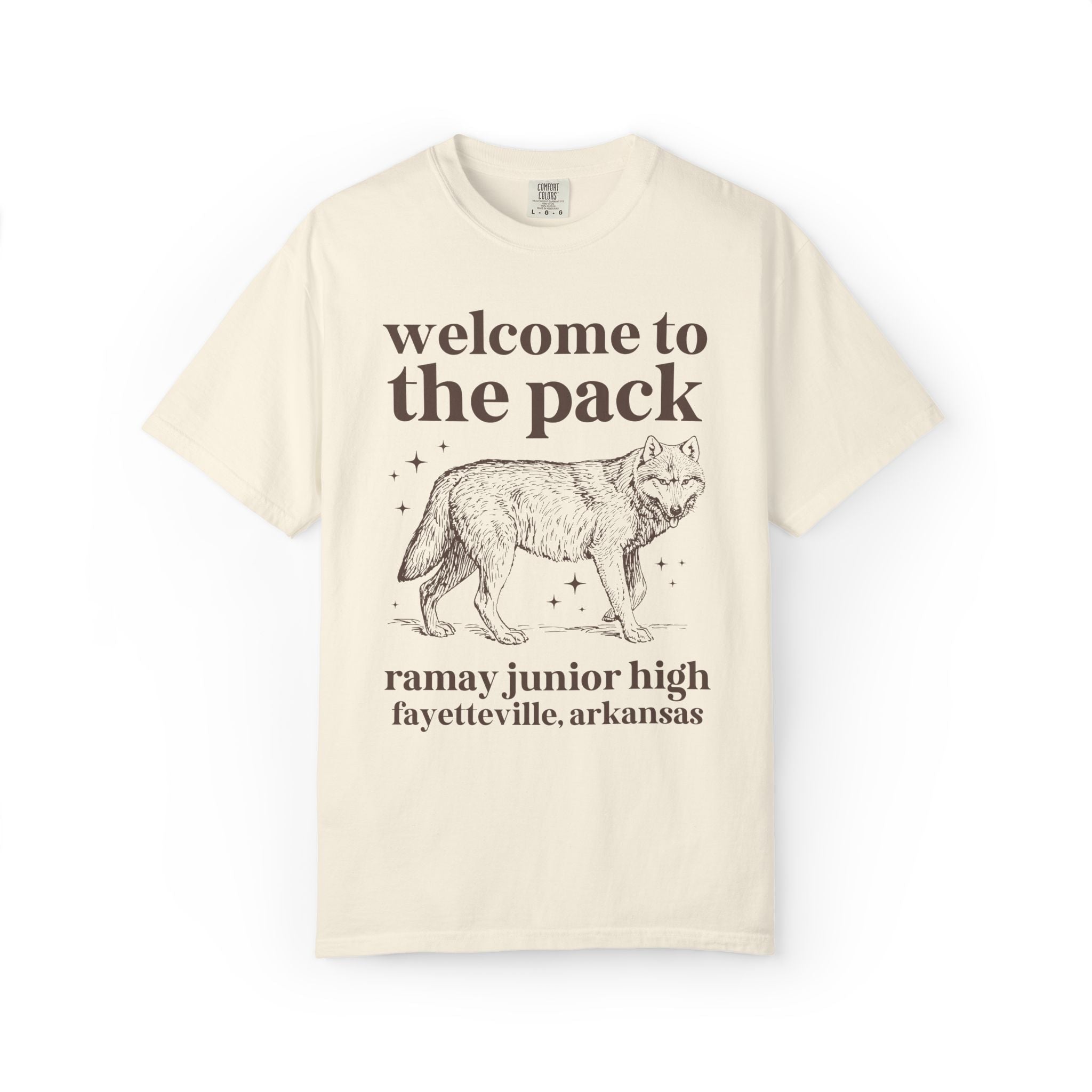 Ramay Junior High School Tee Shirt: Welcome to the Pack | FPS + Opal and June Tee Shirt, Fayetteville Public Schools - Opal and June