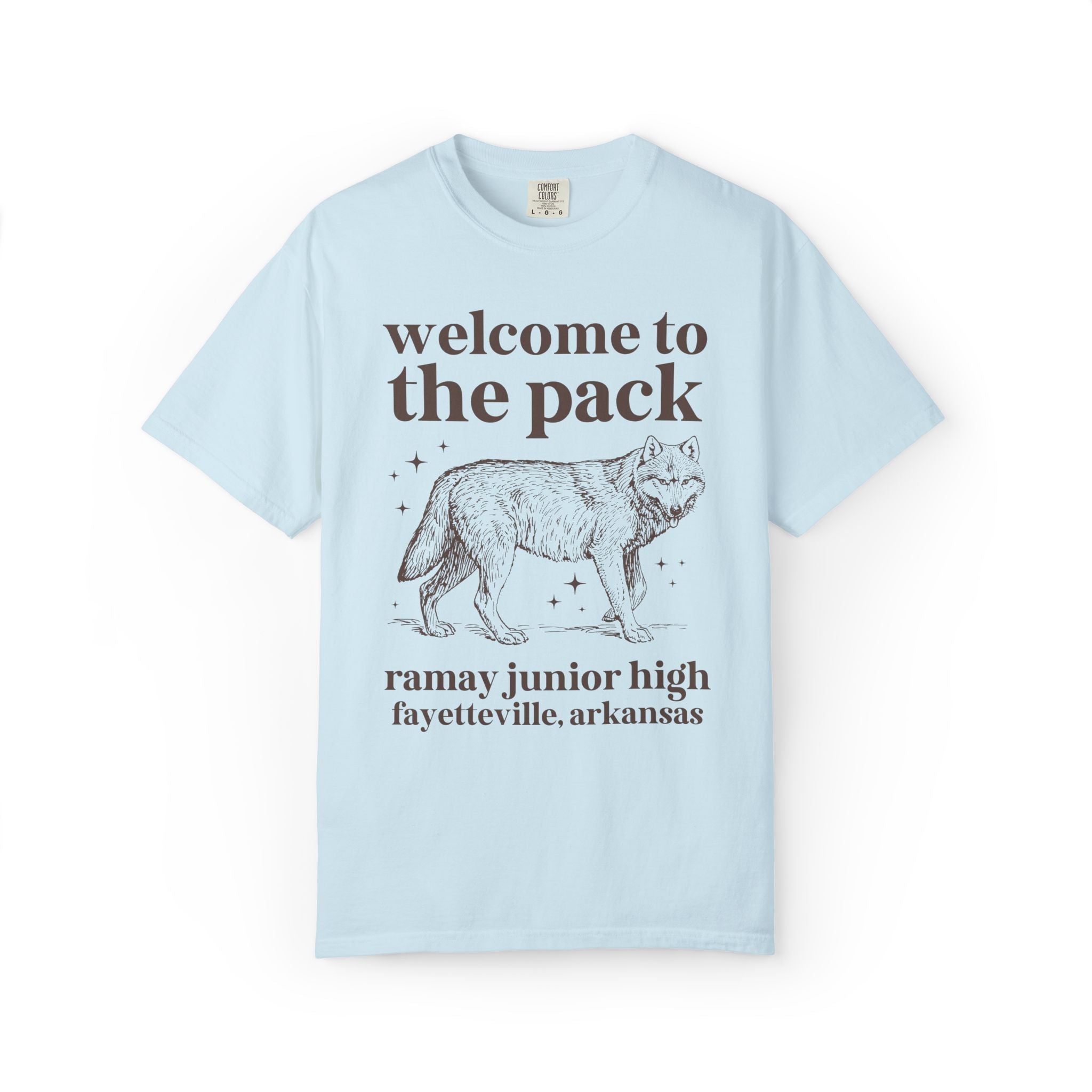 Ramay Junior High School Tee Shirt: Welcome to the Pack | FPS + Opal and June Tee Shirt, Fayetteville Public Schools - Opal and June