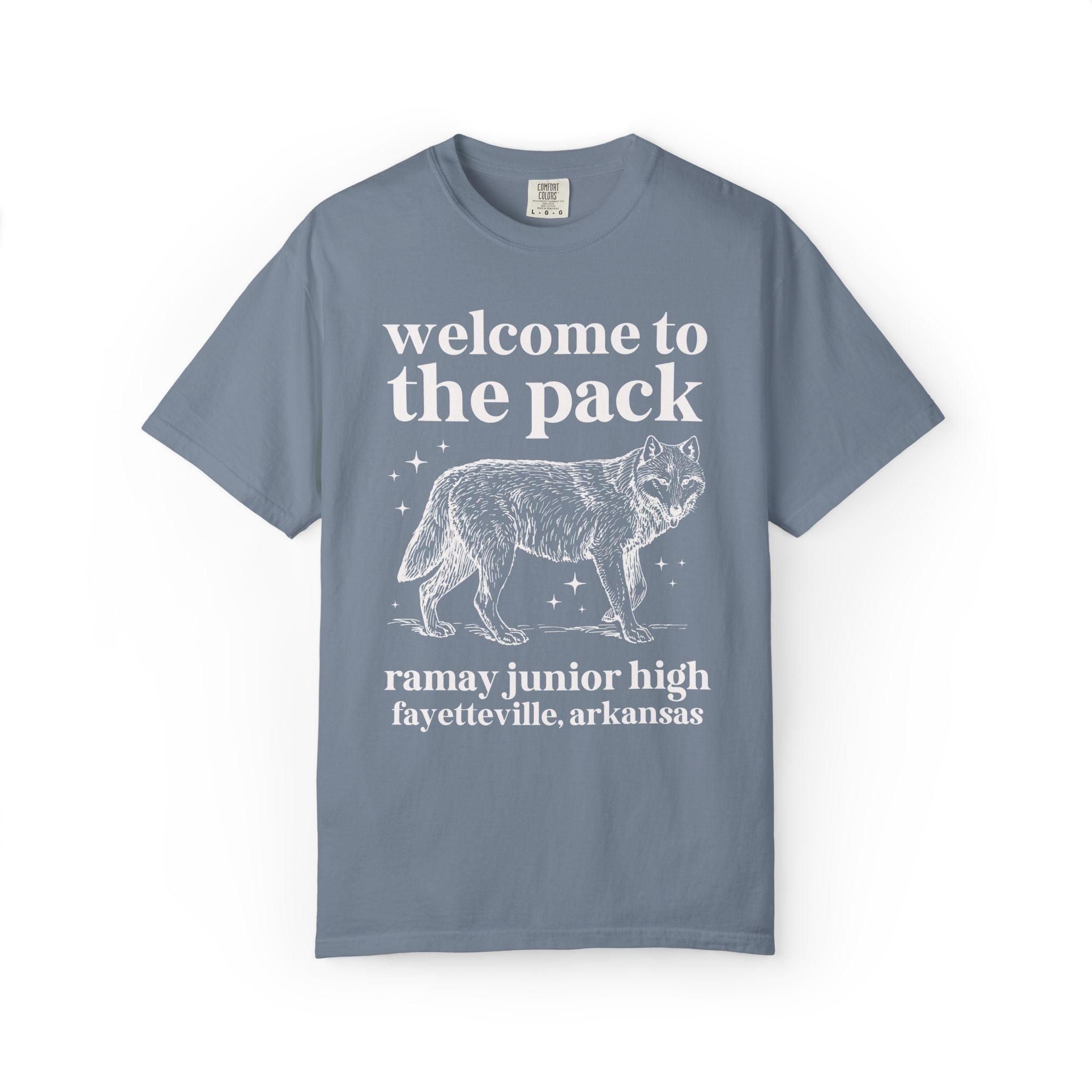 Ramay Junior High School Tee Shirt: Welcome to the Pack | FPS + Opal and June Tee Shirt, Fayetteville Public Schools - Opal and June