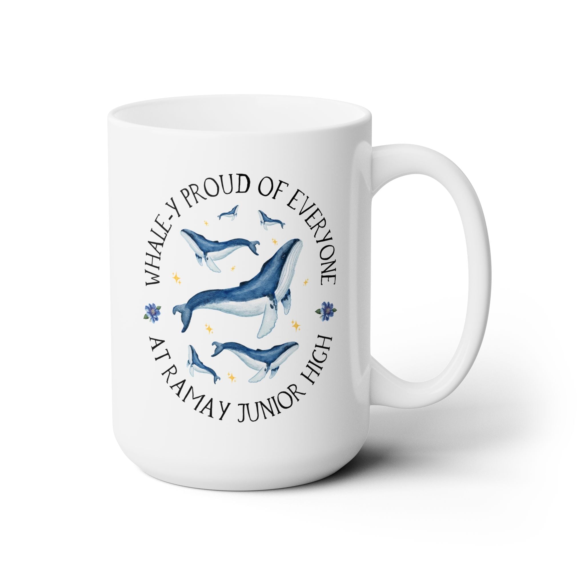 Ramay Junior High: Whaley Proud Coffee Mug | FPS + Opal and June 15 Oz Coffee Mug, Fayetteville Public Schools - Opal and June