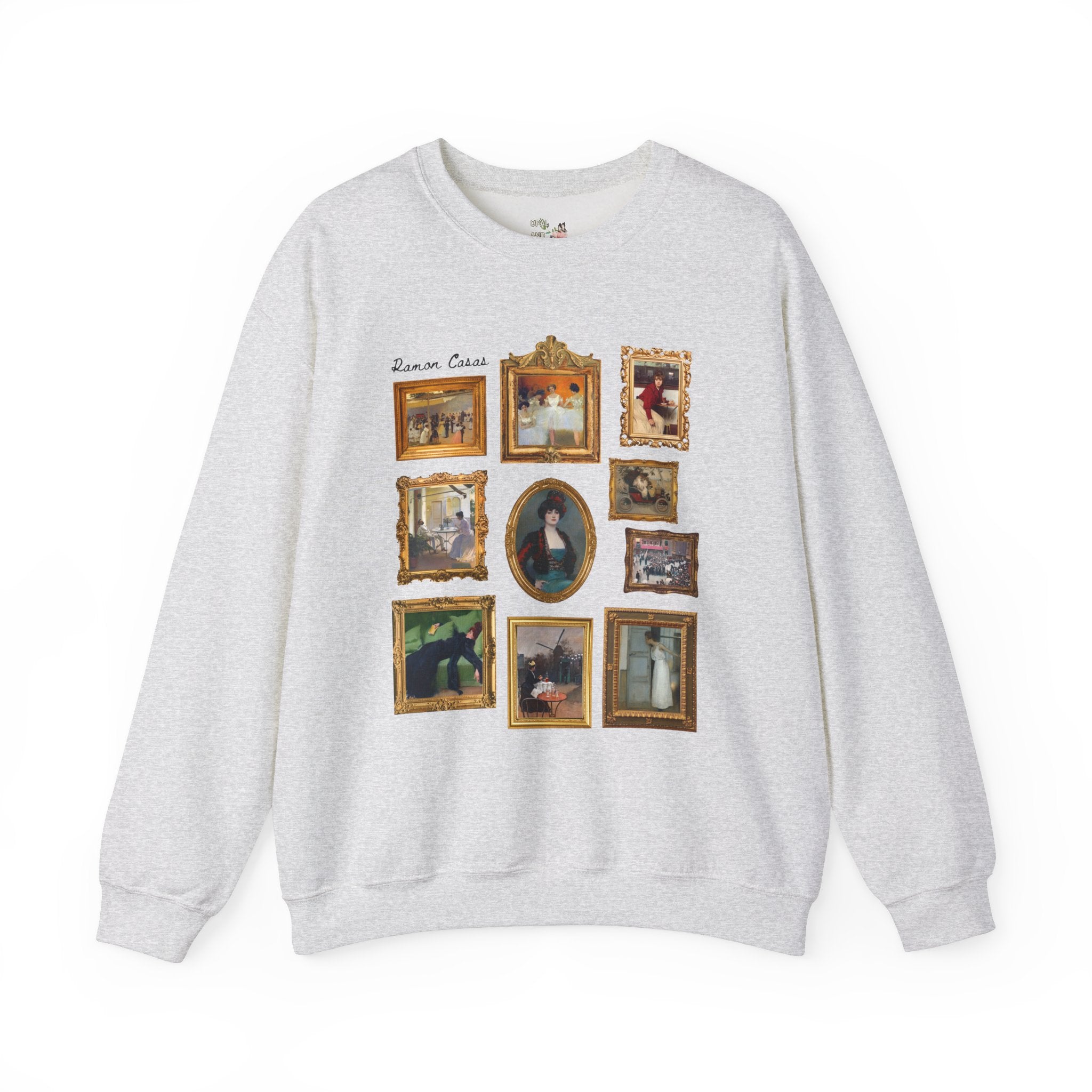 Ramon Casas Art History Sweatshirt: 19th Century European Art Shirt for Humanites Major or Art History Teacher, Catalan Art Nouveau Movement - Opal and June