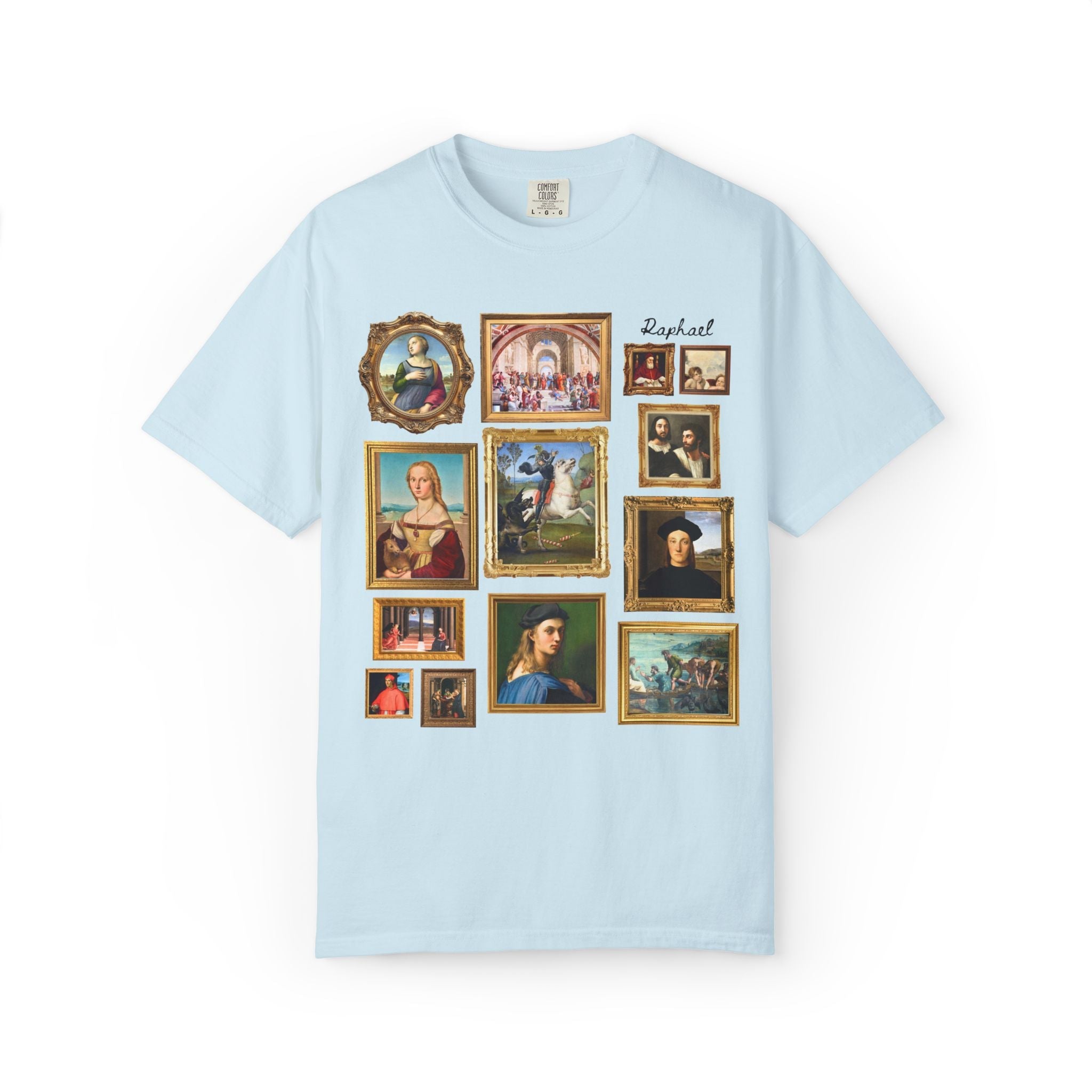 Raphael Art History Tee Shirt, Italian Art Historian Gift, High Renaissance Humanities Teacher or Humanities Major T-Shirt, 15th Century Art - Opal and June