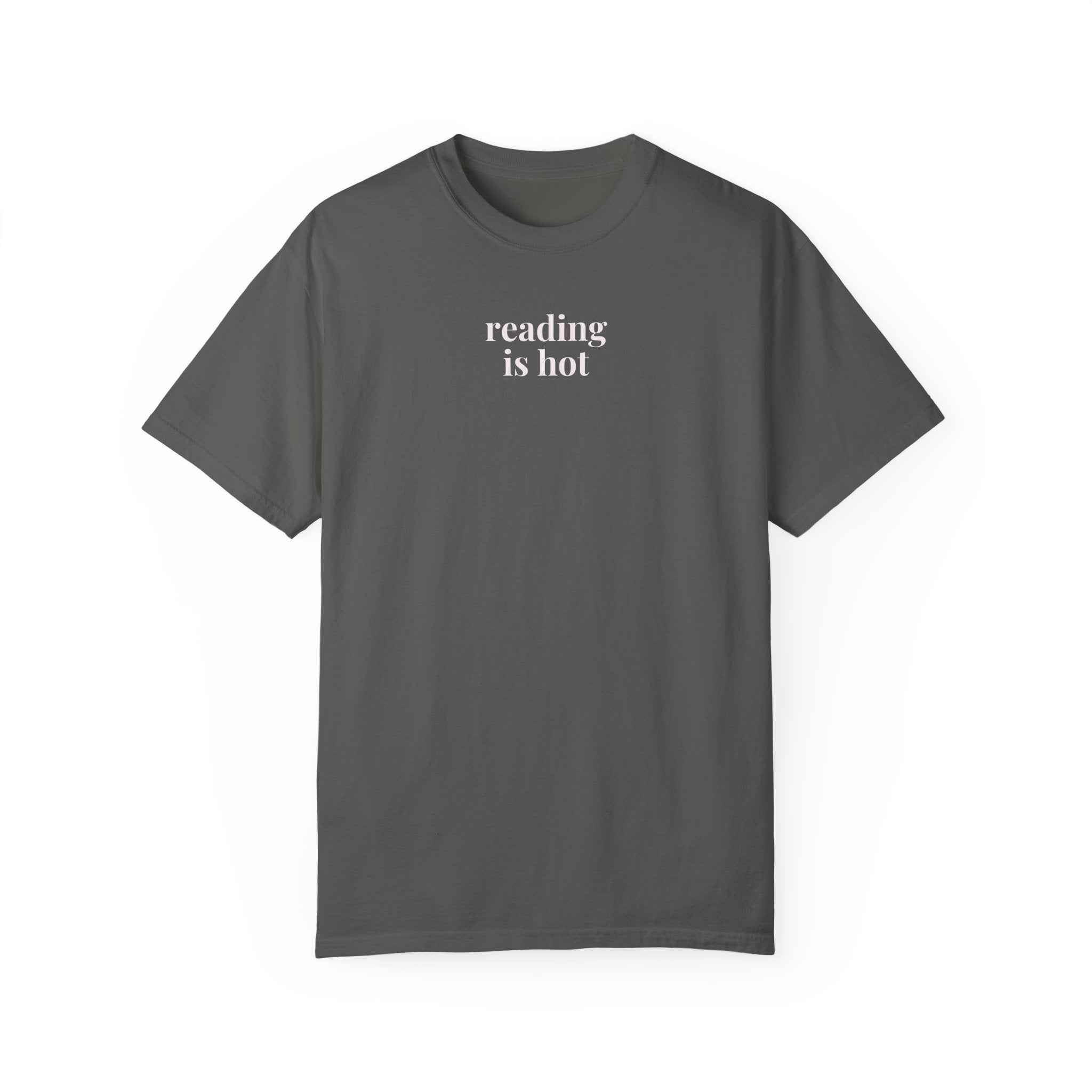 Reading is Hot: Funny Bookworm Shirt, Romance Reader Librarian Tee, Funny Saying T-Shirt, Book Lover Gift Idea, Fantasy Romance Reader Gift - Opal and June