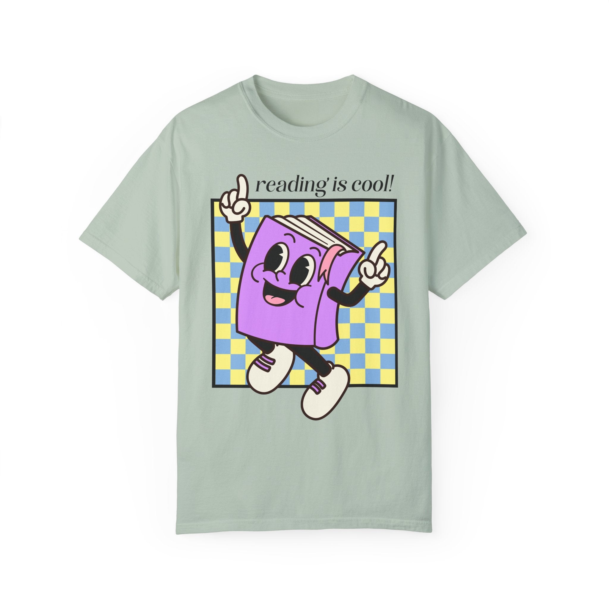 Reading Teacher or School Librarian Tee Shirt for Book Lover: Reading is Cool! Cute First Grade Teacher Shirt, Romance Reader Bookworm Gift - Opal and June