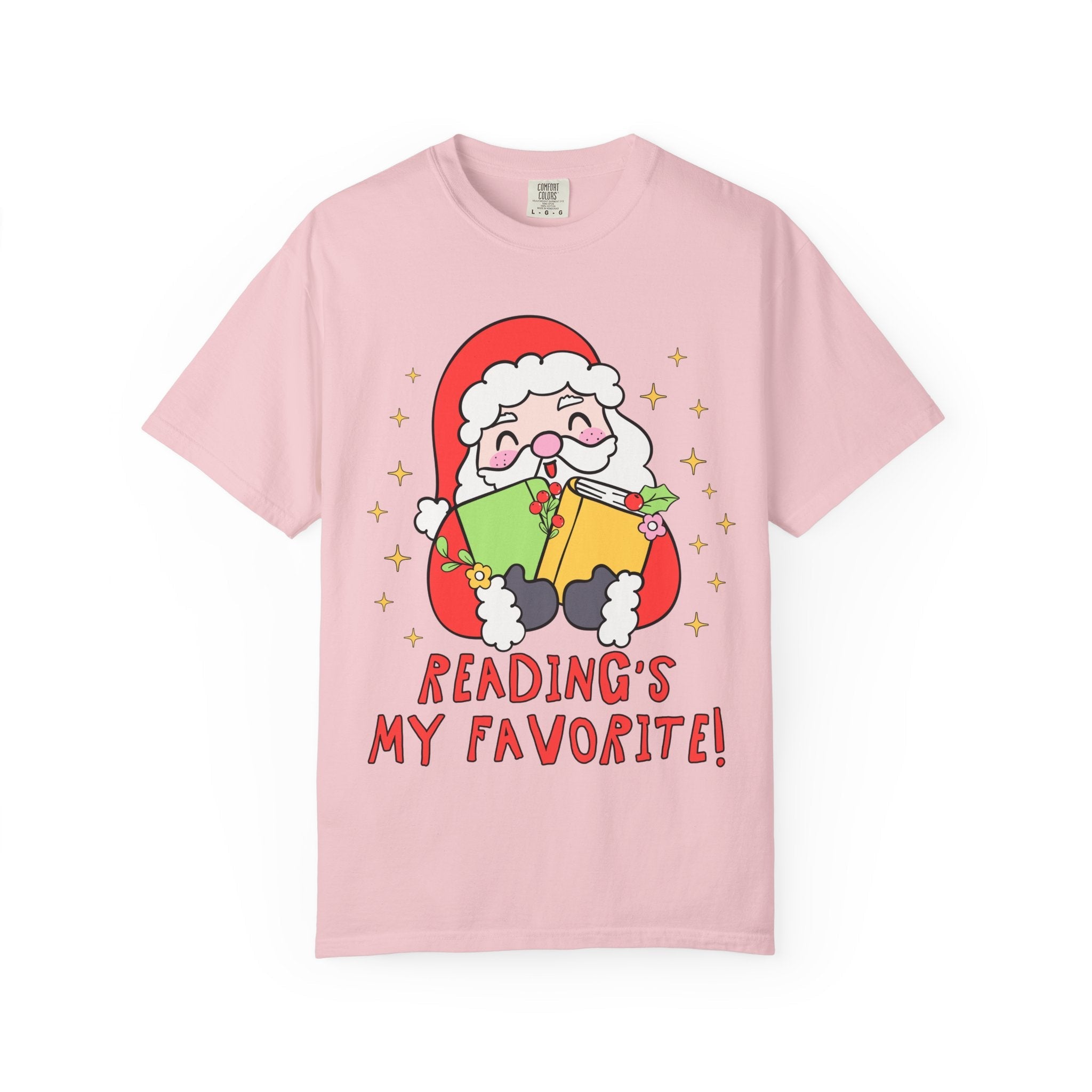 Reading's My Favorite Santa Tee - Opal and June
