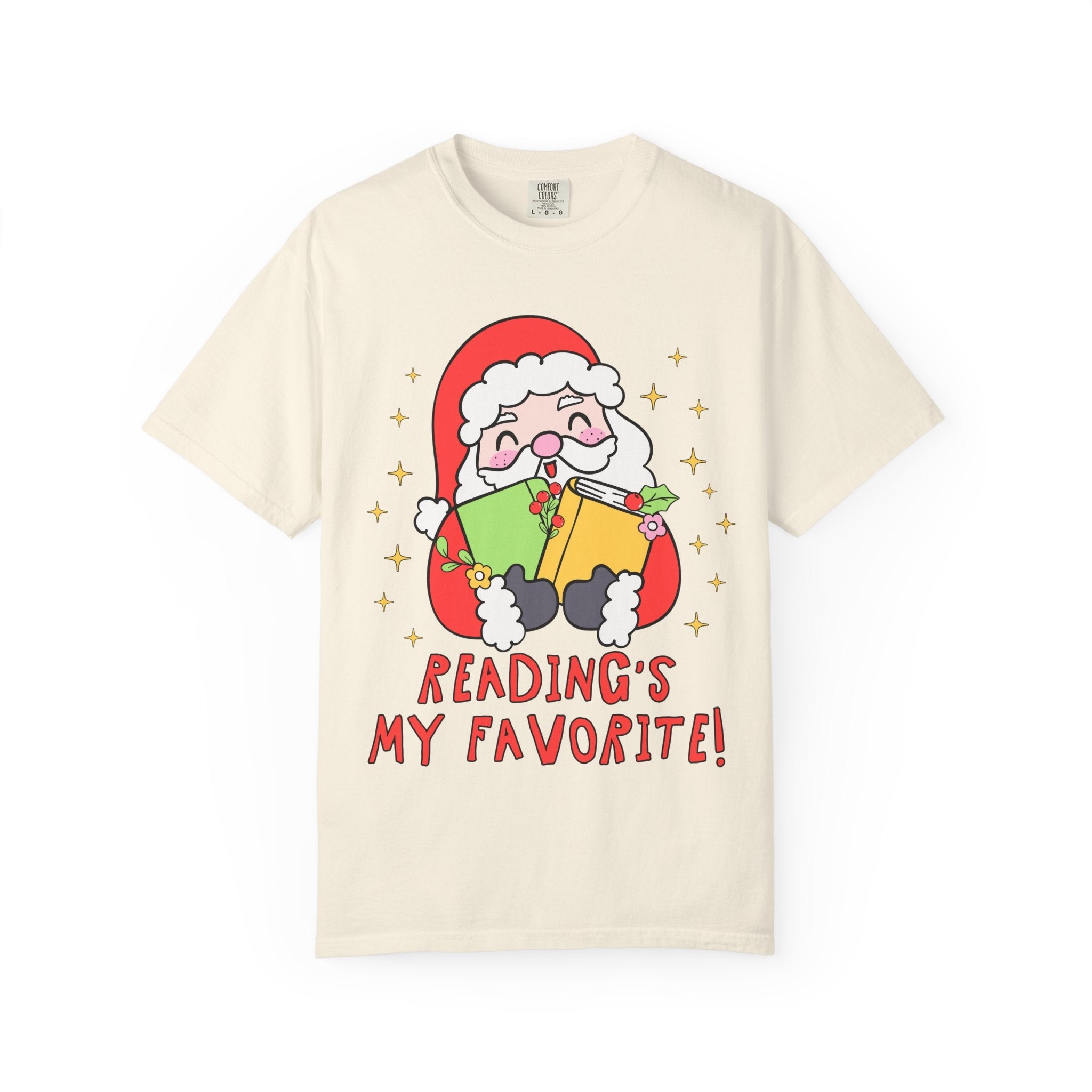 Reading's My Favorite Santa Tee - Opal and June