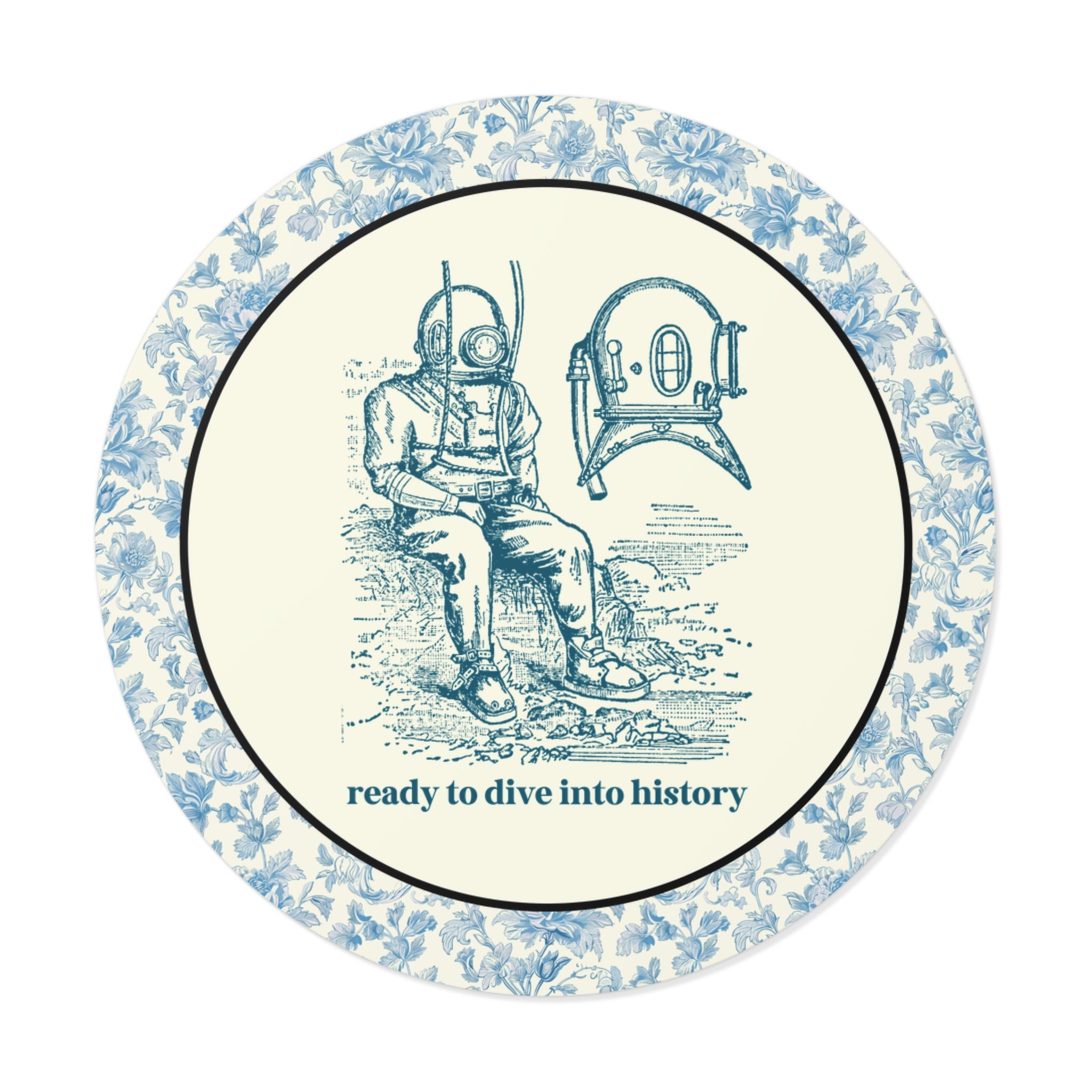 Ready to Dive into History Sticker - Opal and June