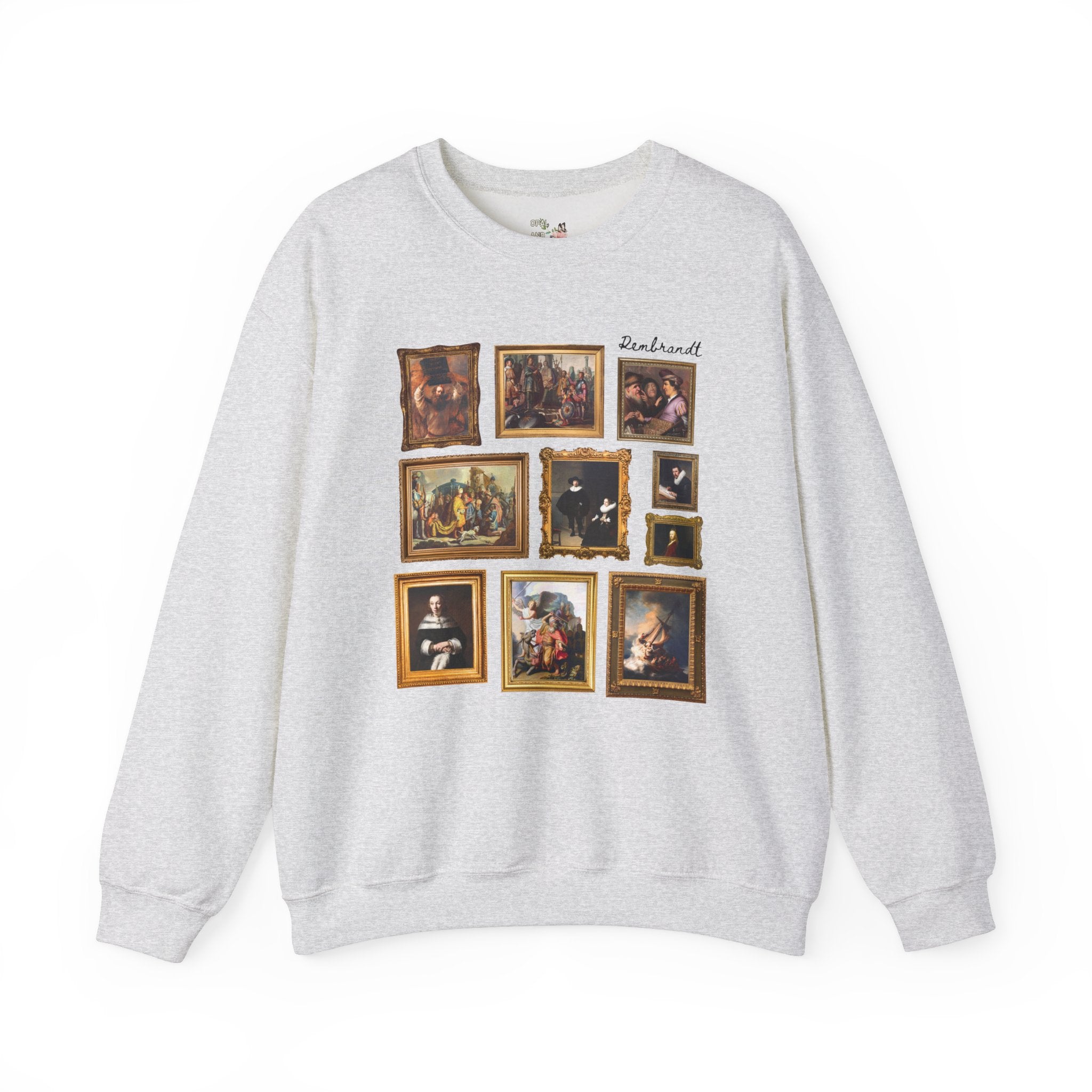 Rembrandt Art History Sweatshirt, Famous Paintings, Baroque and Dutch Golden Age Art History Shirt, High School Art Teacher, Humanites Major - Opal and June