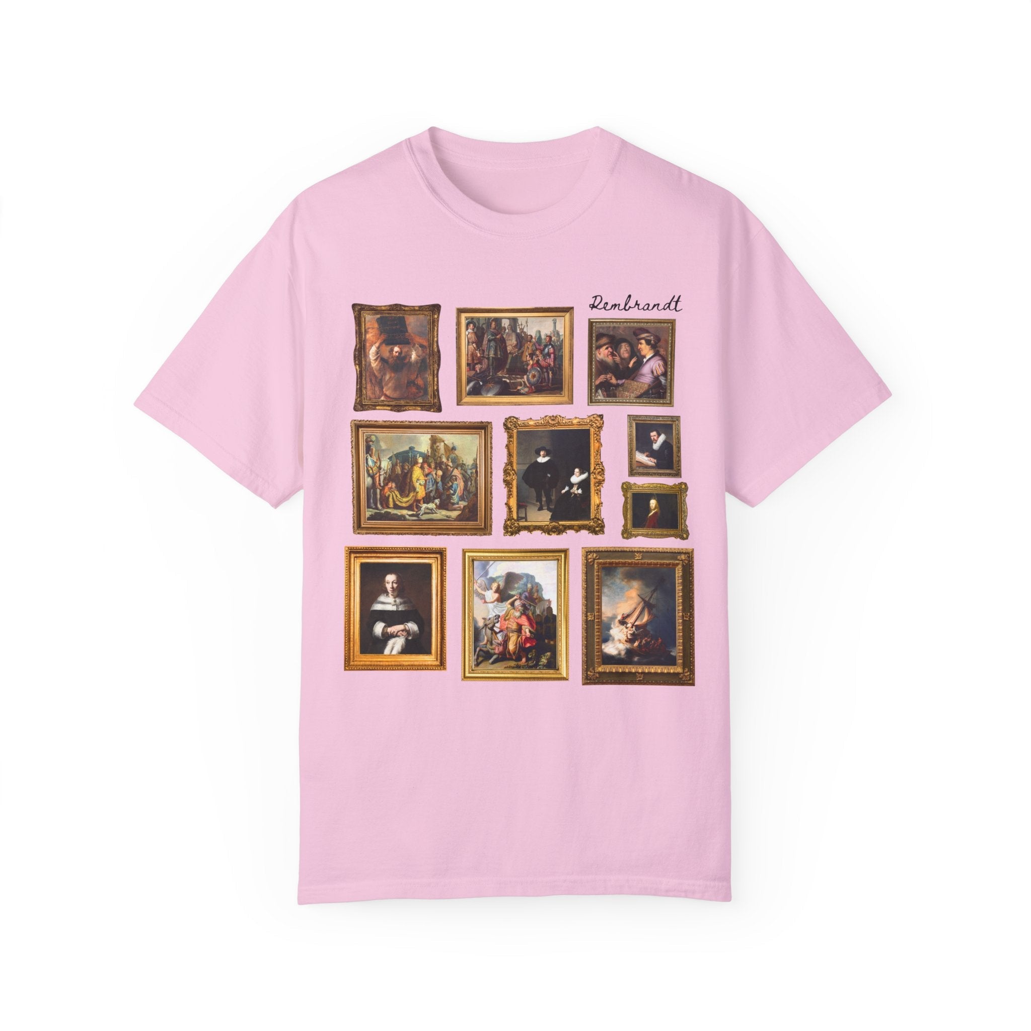 Rembrandt Art History T-Shirt, Famous Paintings, Baroque and Dutch Golden Age Art History T-Shirt, High School Art Teacher, Humanities Major - Opal and June