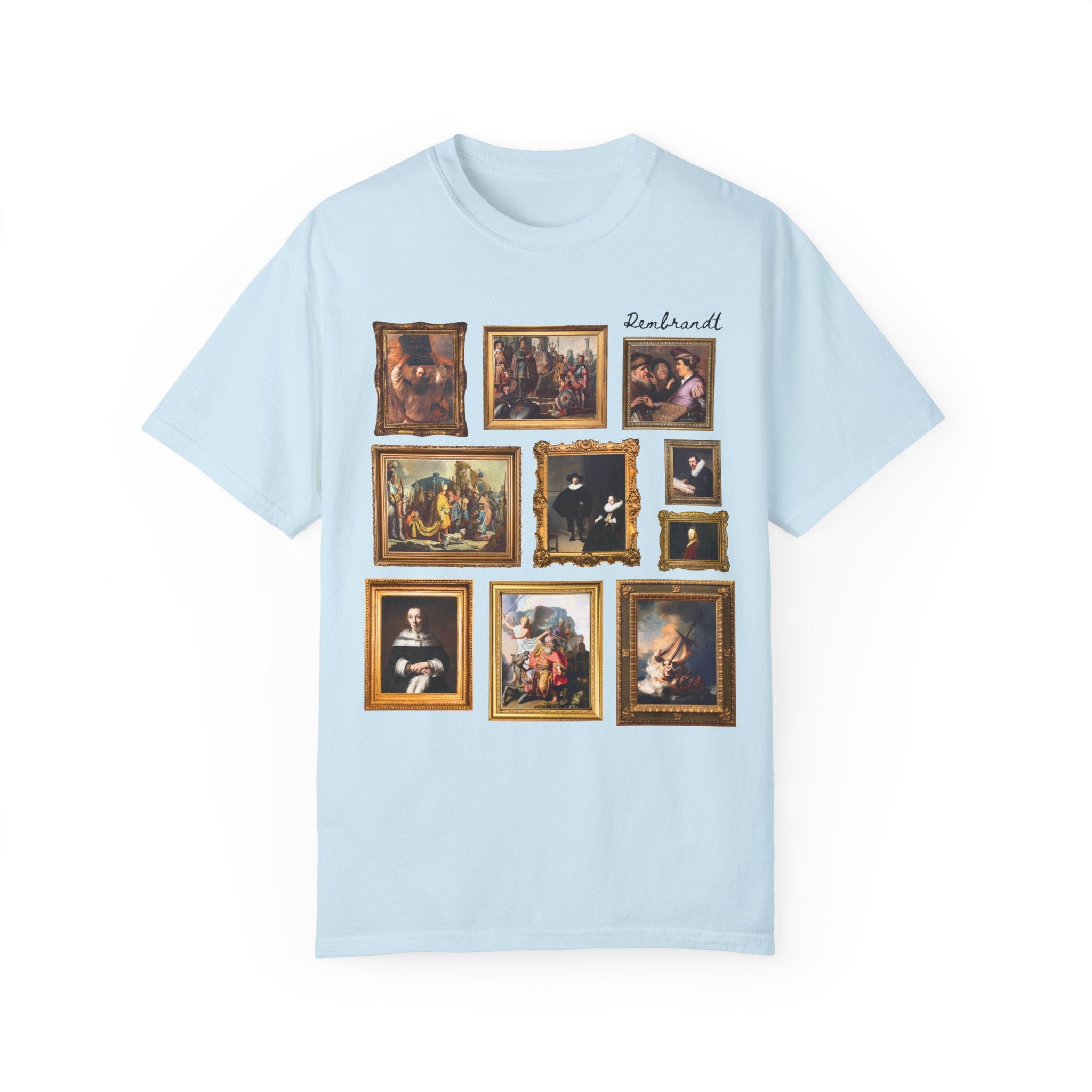 Rembrandt Art History T-Shirt, Famous Paintings, Baroque and Dutch Golden Age Art History T-Shirt, High School Art Teacher, Humanities Major - Opal and June