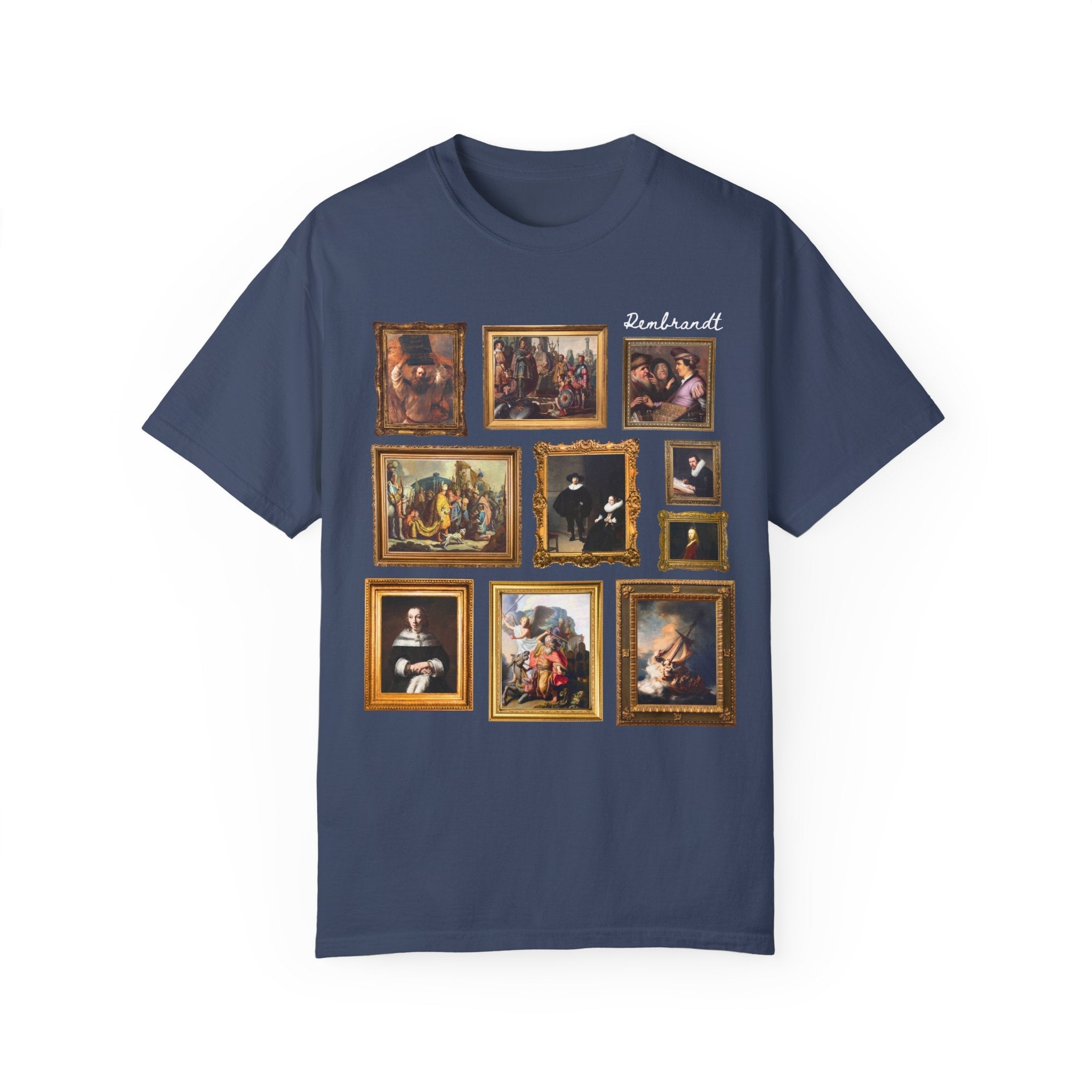 Rembrandt Art History T-Shirt, Famous Paintings, Baroque and Dutch Golden Age Art History T-Shirt, High School Art Teacher, Humanities Major - Opal and June