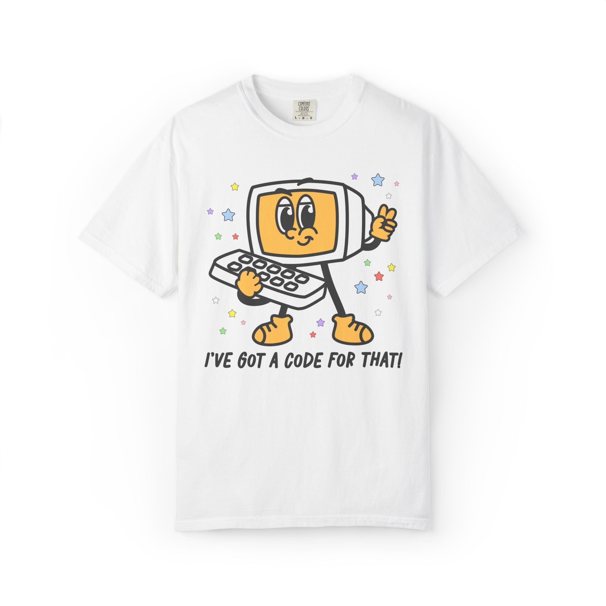 Retro Coding Teacher Tee Shirt with Stars: Funny Saying Computer Science Teacher T-Shirt, Junior High or High School Teacher Appreciation T - Opal and June