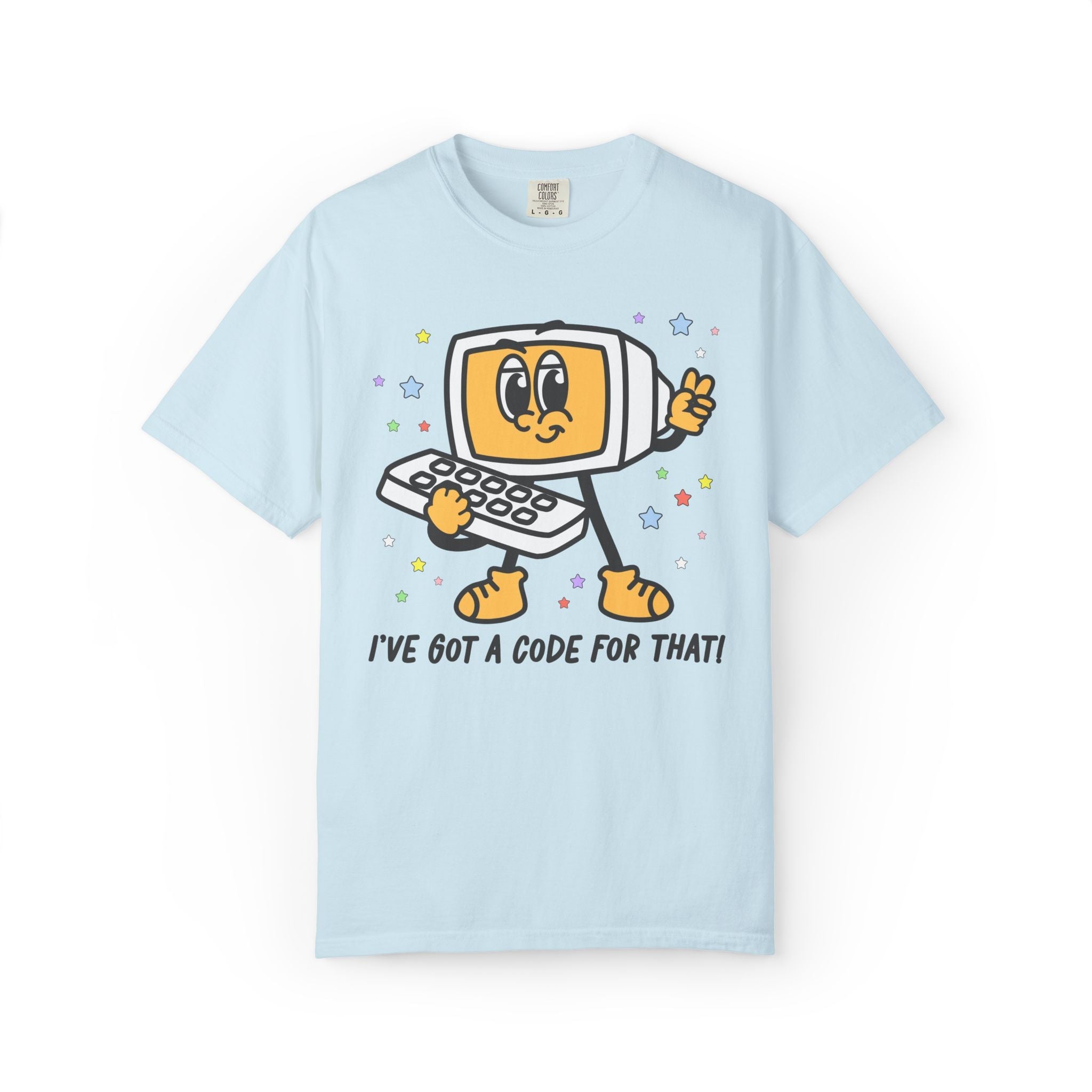 Retro Coding Teacher Tee Shirt with Stars: Funny Saying Computer Science Teacher T-Shirt, Junior High or High School Teacher Appreciation T - Opal and June