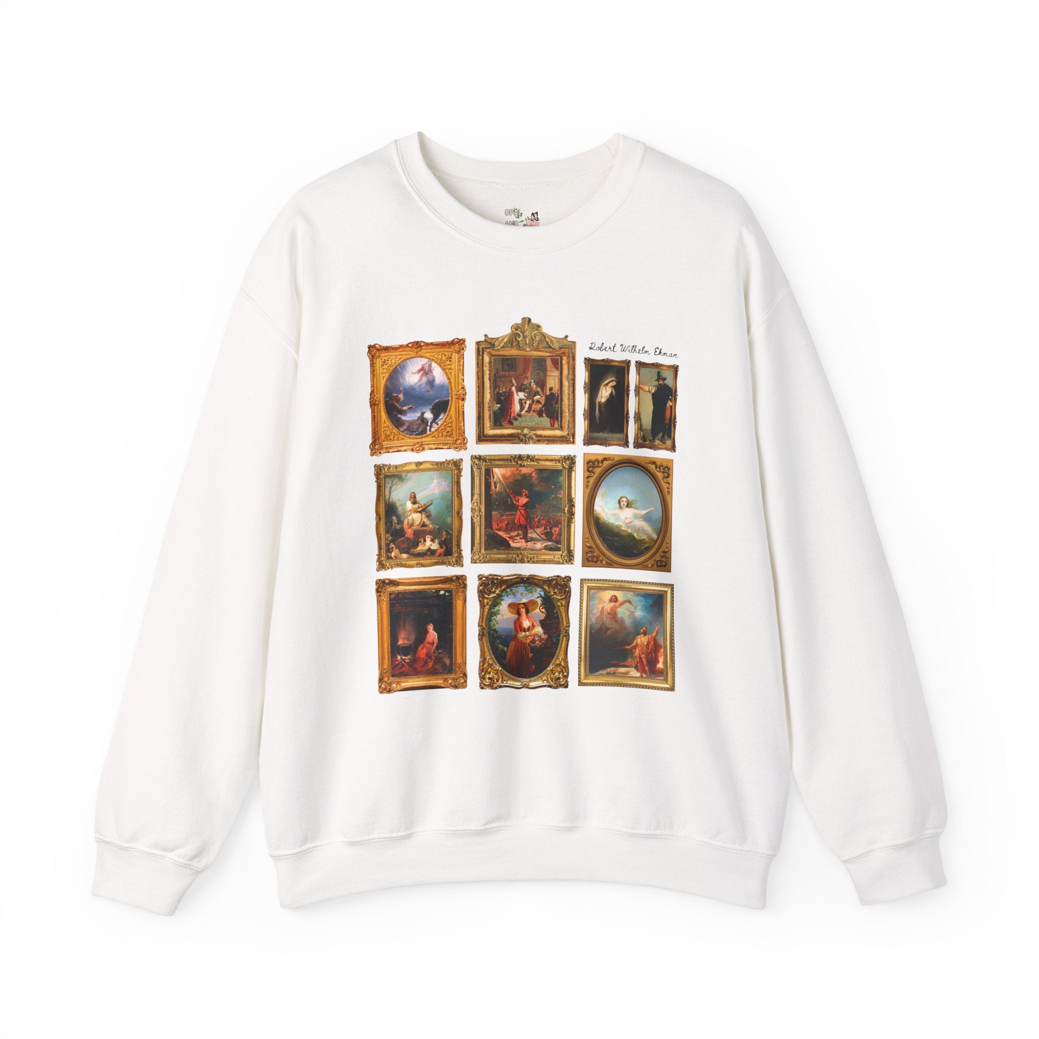 Robert Wilhelm Ekman Art History Sweatshirt: Famous Paintings, Finnish Romantic Art Movement, Humanities Major, Swedish History Lover Gift - Opal and June