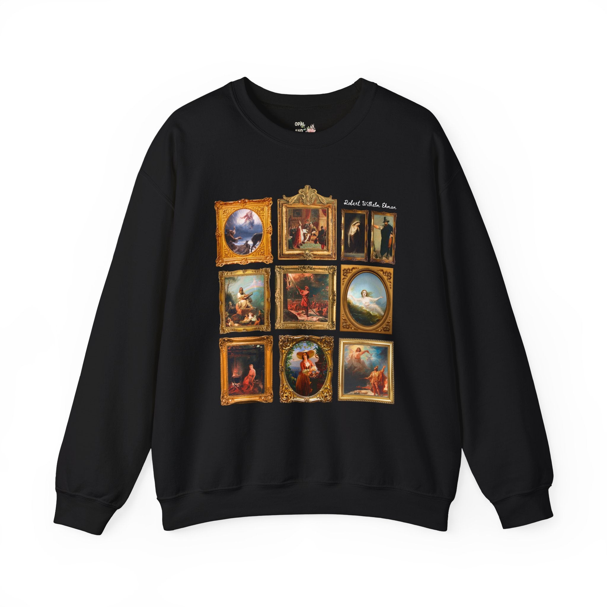 Robert Wilhelm Ekman Art History Sweatshirt: Famous Paintings, Finnish Romantic Art Movement, Humanities Major, Swedish History Lover Gift - Opal and June