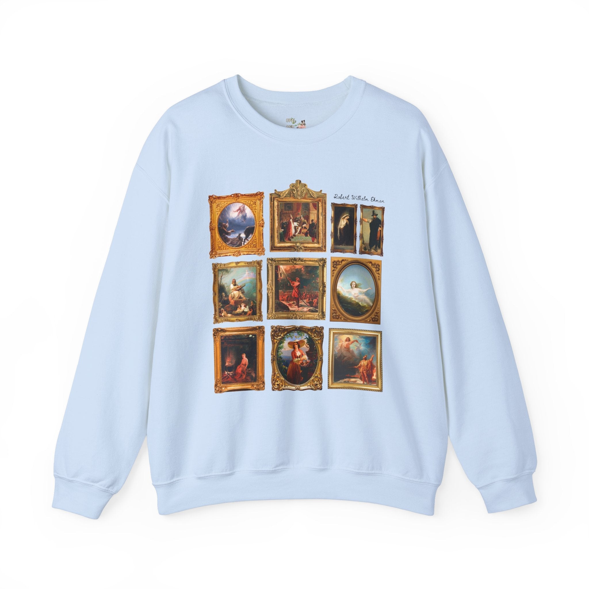 Robert Wilhelm Ekman Art History Sweatshirt: Famous Paintings, Finnish Romantic Art Movement, Humanities Major, Swedish History Lover Gift - Opal and June