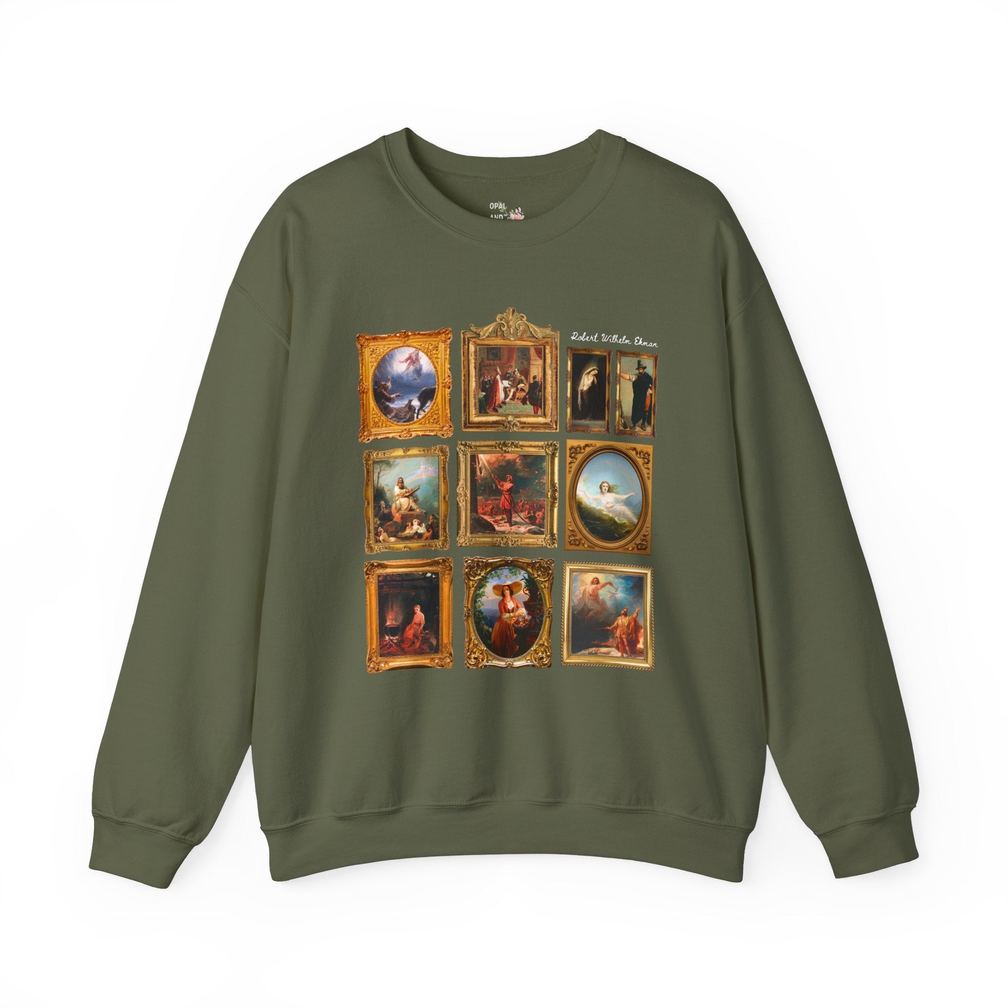 Robert Wilhelm Ekman Art History Sweatshirt: Famous Paintings, Finnish Romantic Art Movement, Humanities Major, Swedish History Lover Gift - Opal and June