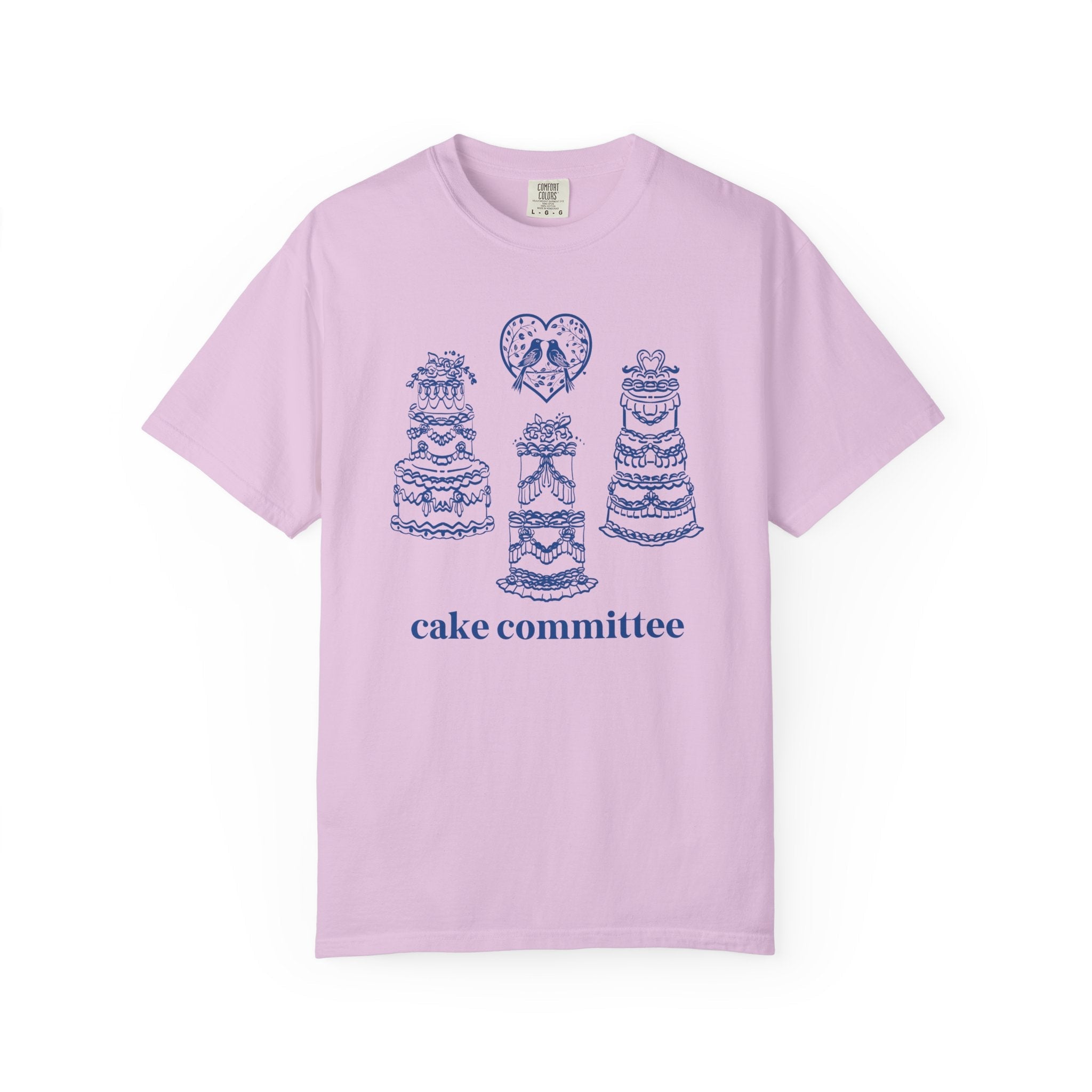 Rococo Wedding Cake Bachelorette Tee Shirts for Bride and Bridesmaids: Silly Marie Antoinette Aesthetic Wedding Party Tee for Bridal Party - Opal and June
