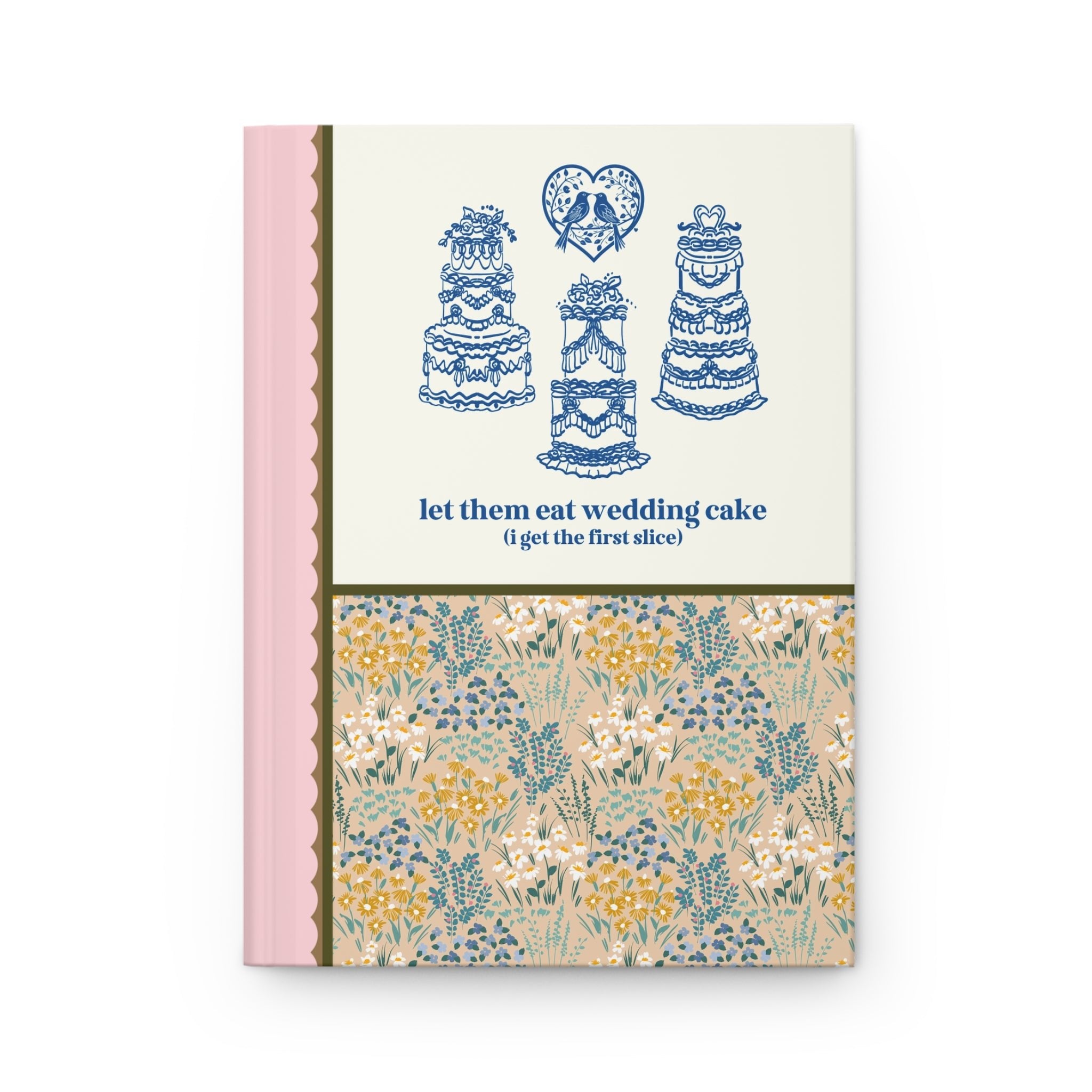 Rococo Wedding Cake Notebook for Bride: Silly Marie Antoinette Aesthetic Gift for Newly Engaged Bride Who Loves History, Planning and Cake - Opal and June