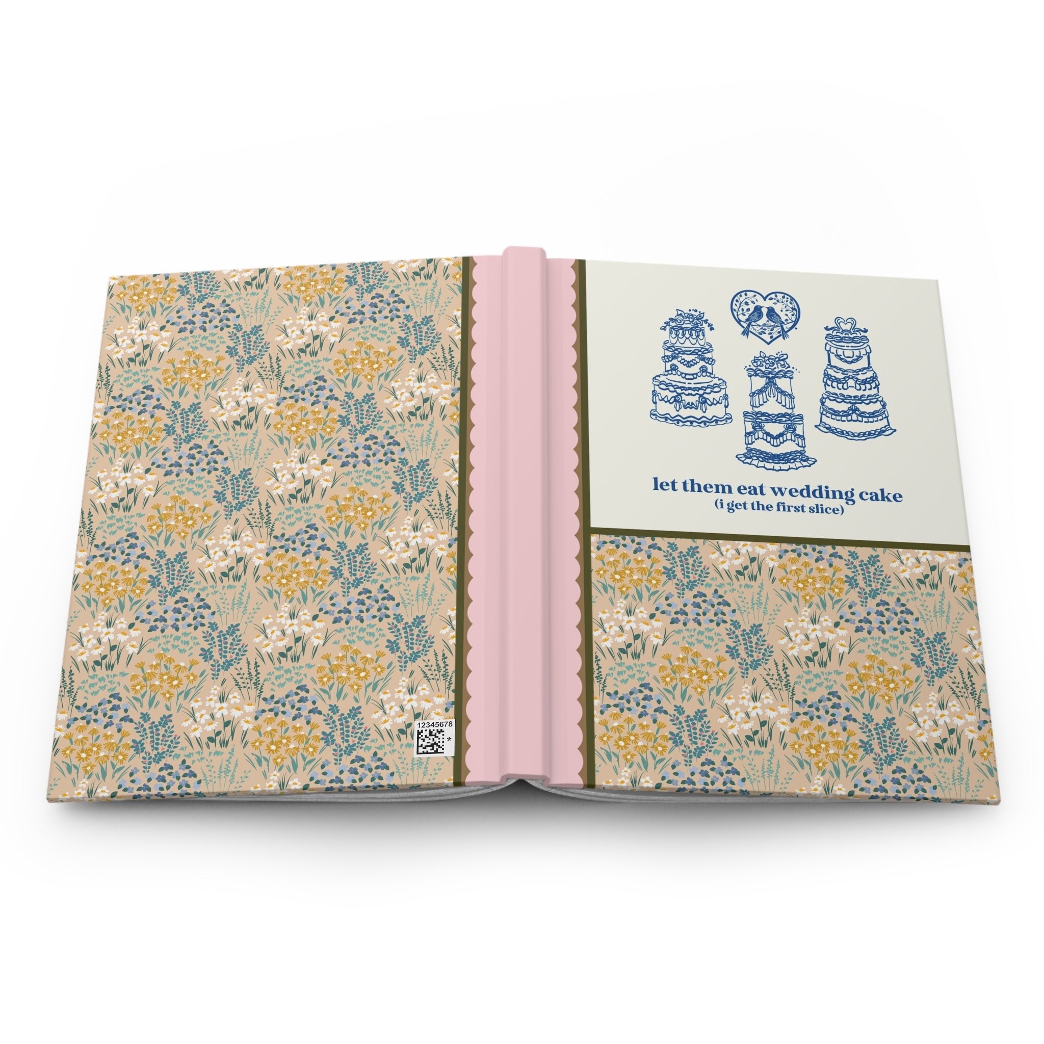 Rococo Wedding Cake Notebook for Bride: Silly Marie Antoinette Aesthetic Gift for Newly Engaged Bride Who Loves History, Planning and Cake - Opal and June