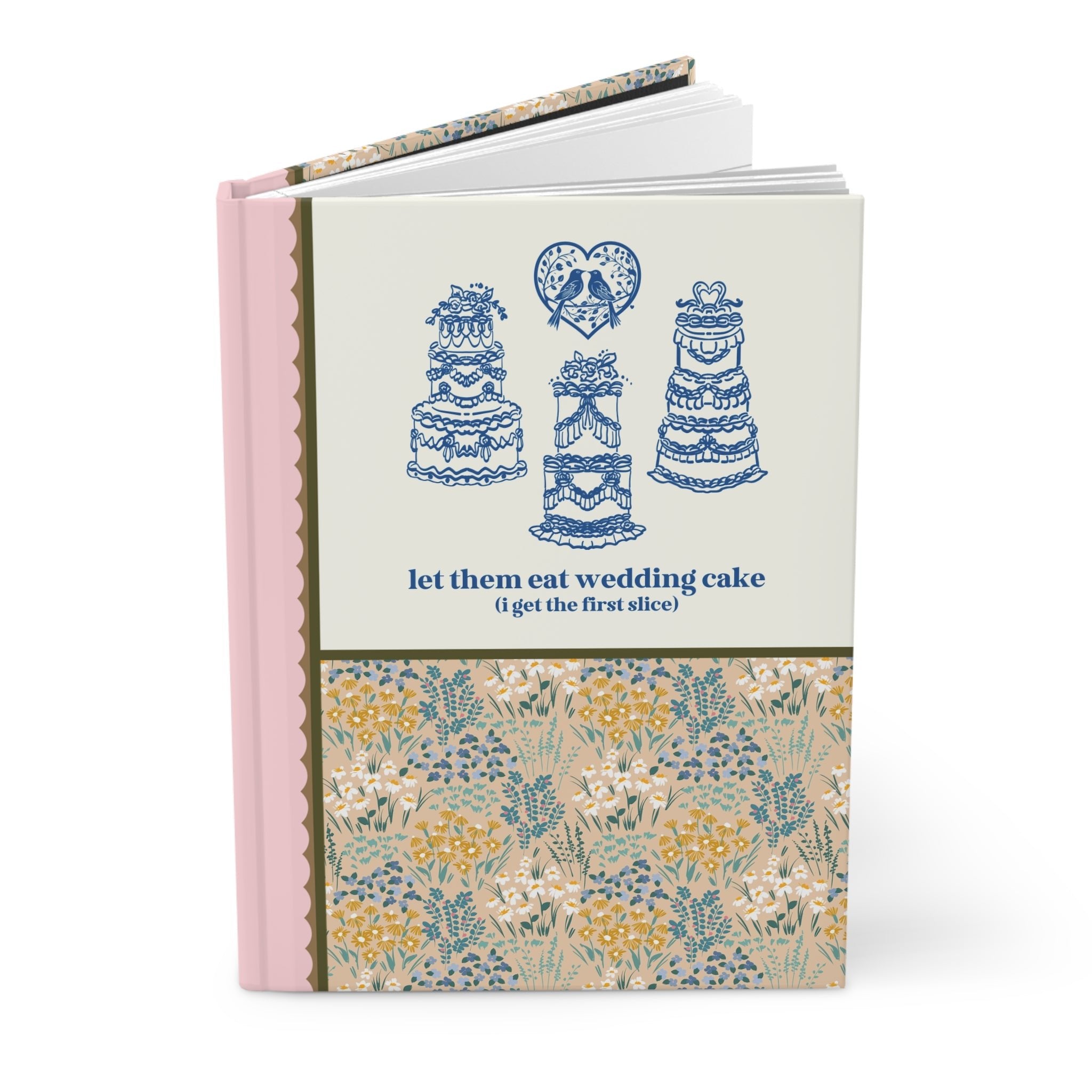 Rococo Wedding Cake Notebook for Bride: Silly Marie Antoinette Aesthetic Gift for Newly Engaged Bride Who Loves History, Planning and Cake - Opal and June