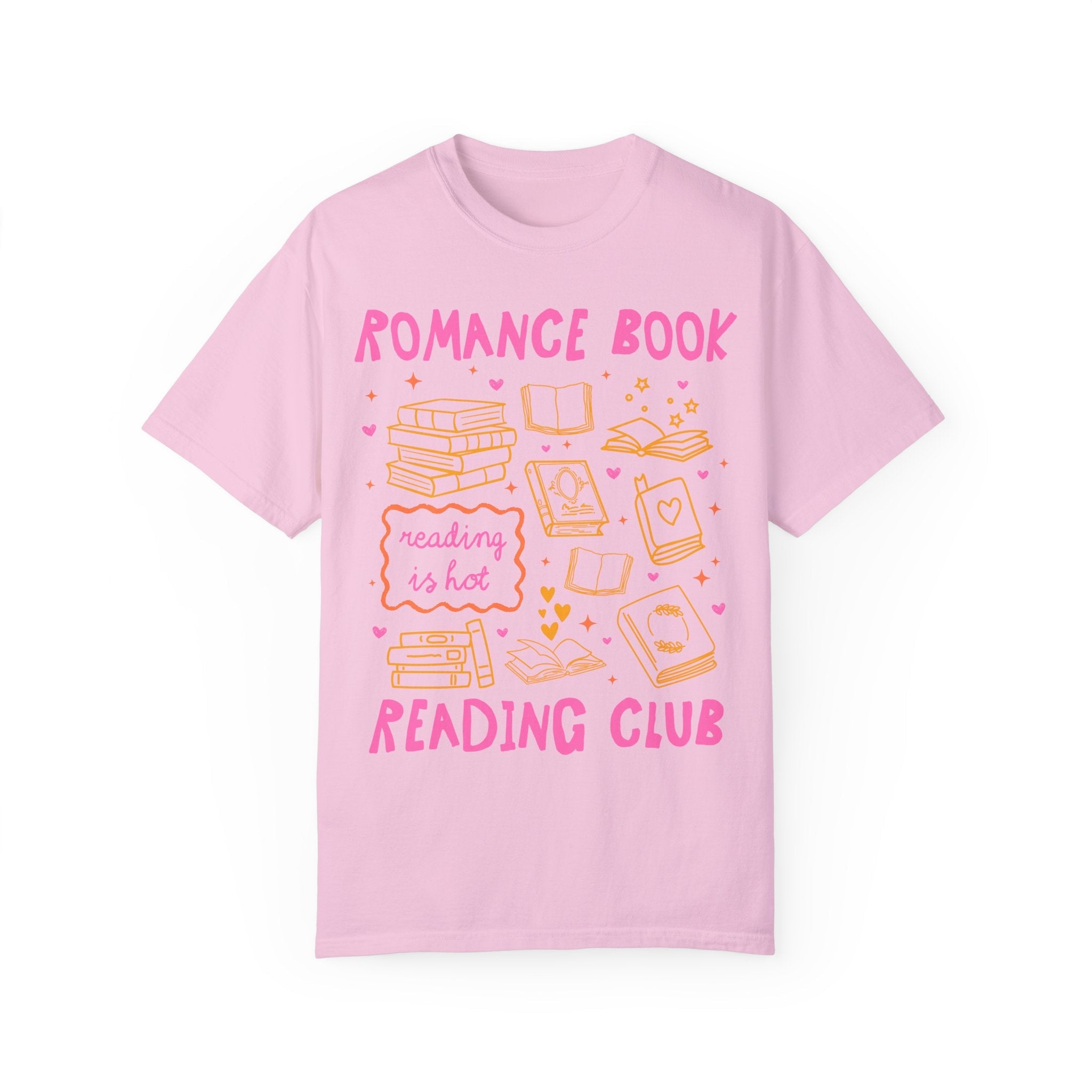 Romance Book Reading Club: Cute Bookish or Book Lover T-Shirt for Romance Reader, Funny Romance Book Lover Tee, Cute Birthday Gift for Her - Opal and June