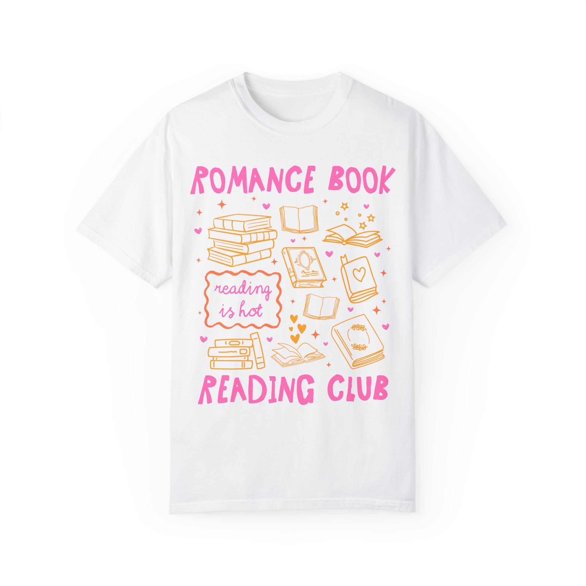 Romance Book Reading Club: Cute Bookish or Book Lover T-Shirt for Romance Reader, Funny Romance Book Lover Tee, Cute Birthday Gift for Her - Opal and June