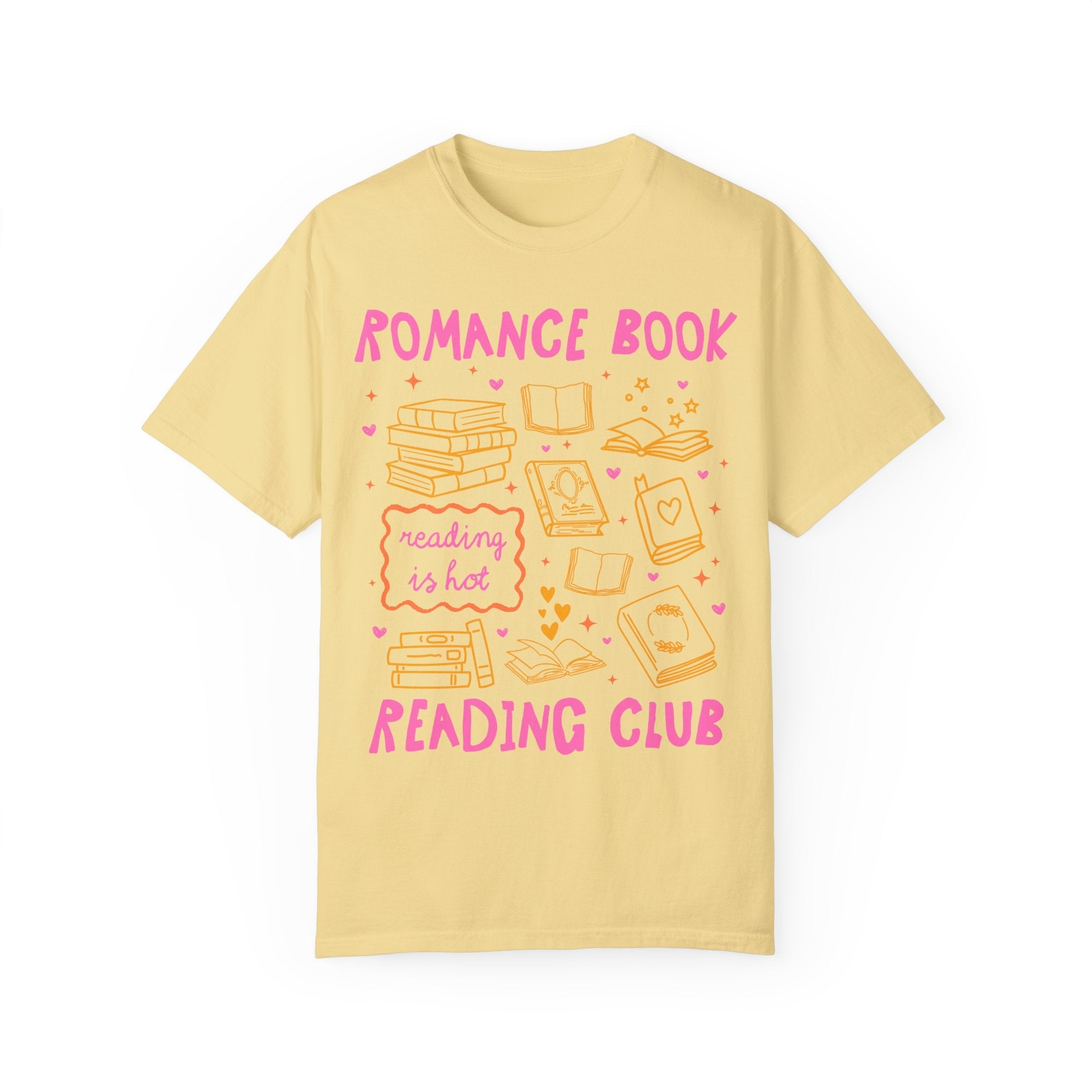 Romance Book Reading Club: Cute Bookish or Book Lover T-Shirt for Romance Reader, Funny Romance Book Lover Tee, Cute Birthday Gift for Her - Opal and June