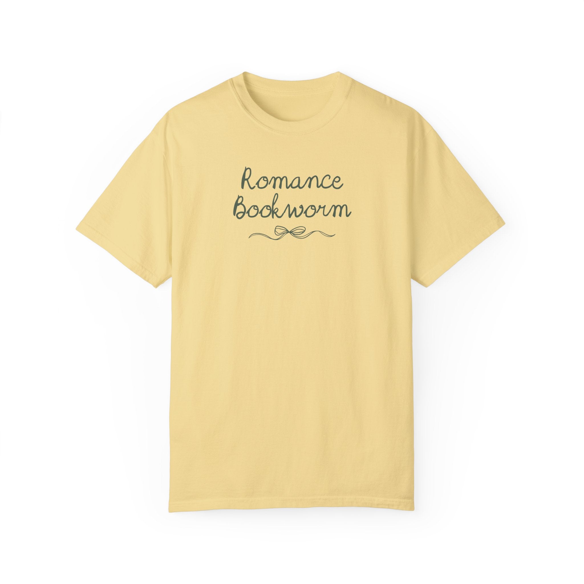 Romance Bookworm Tee Shirt for Book Lover or Romance Book Author, Cute Romance Reader Gift Idea, Boho Bookish Birthday Gift for Girlfriend - Opal and June