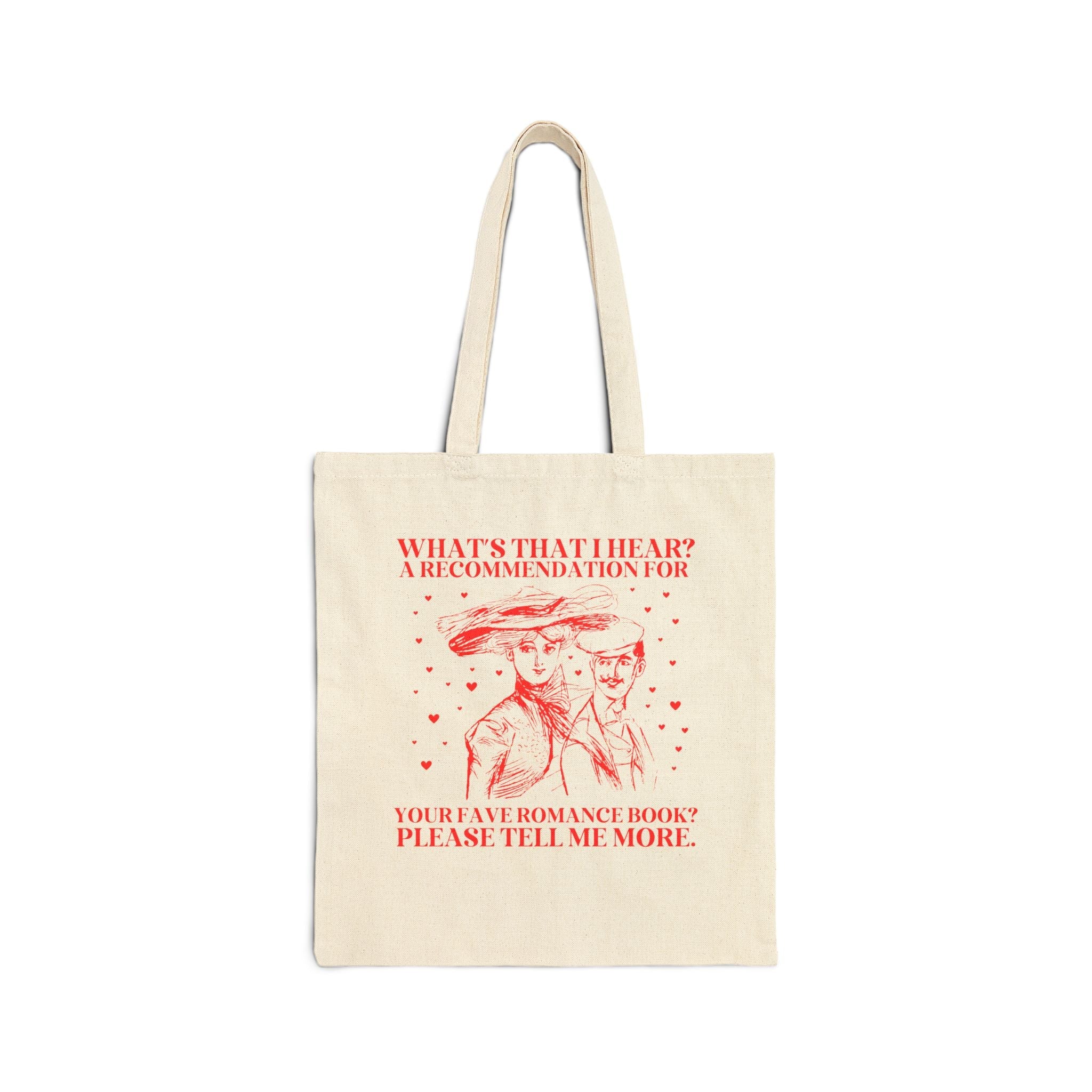 Romance Reader Book Lover Gift Idea, Friend Who Loves Romance Novels, Tote Bag for Mom Who Loves Books, Silly Librarian Gift, Romance Writer - Opal and June