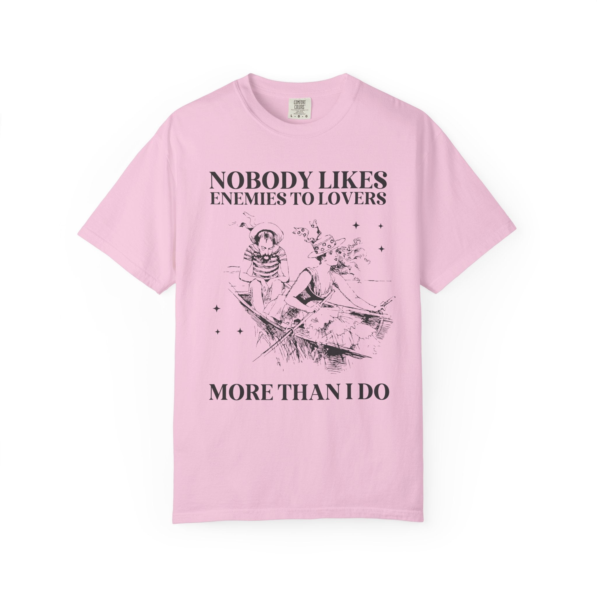 Romance Reader Enemies to Lovers Romance Trope T-Shirt, Funny Saying Bookworm Tee Shirt for Historical Romance Reader, Book Lover Gift - Opal and June