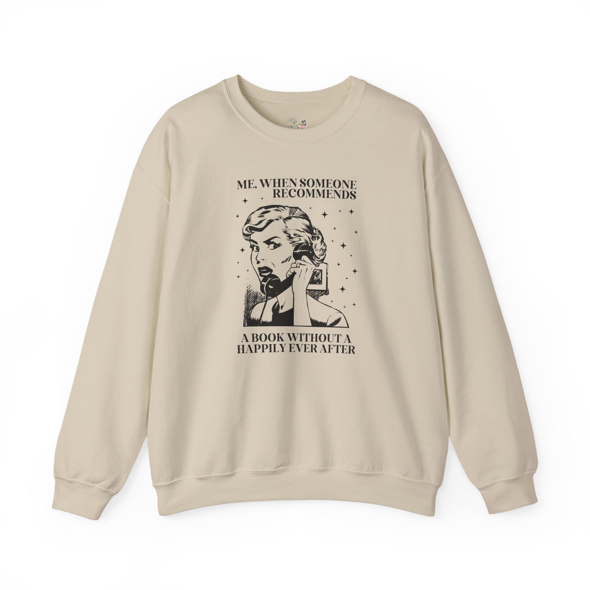 Romance Reader Sweatshirt, Romantasy Book Lover or Bookworm Who Loves Contemporary Romance Novels and Stars, Historical Romance Reader Tee - Opal and June