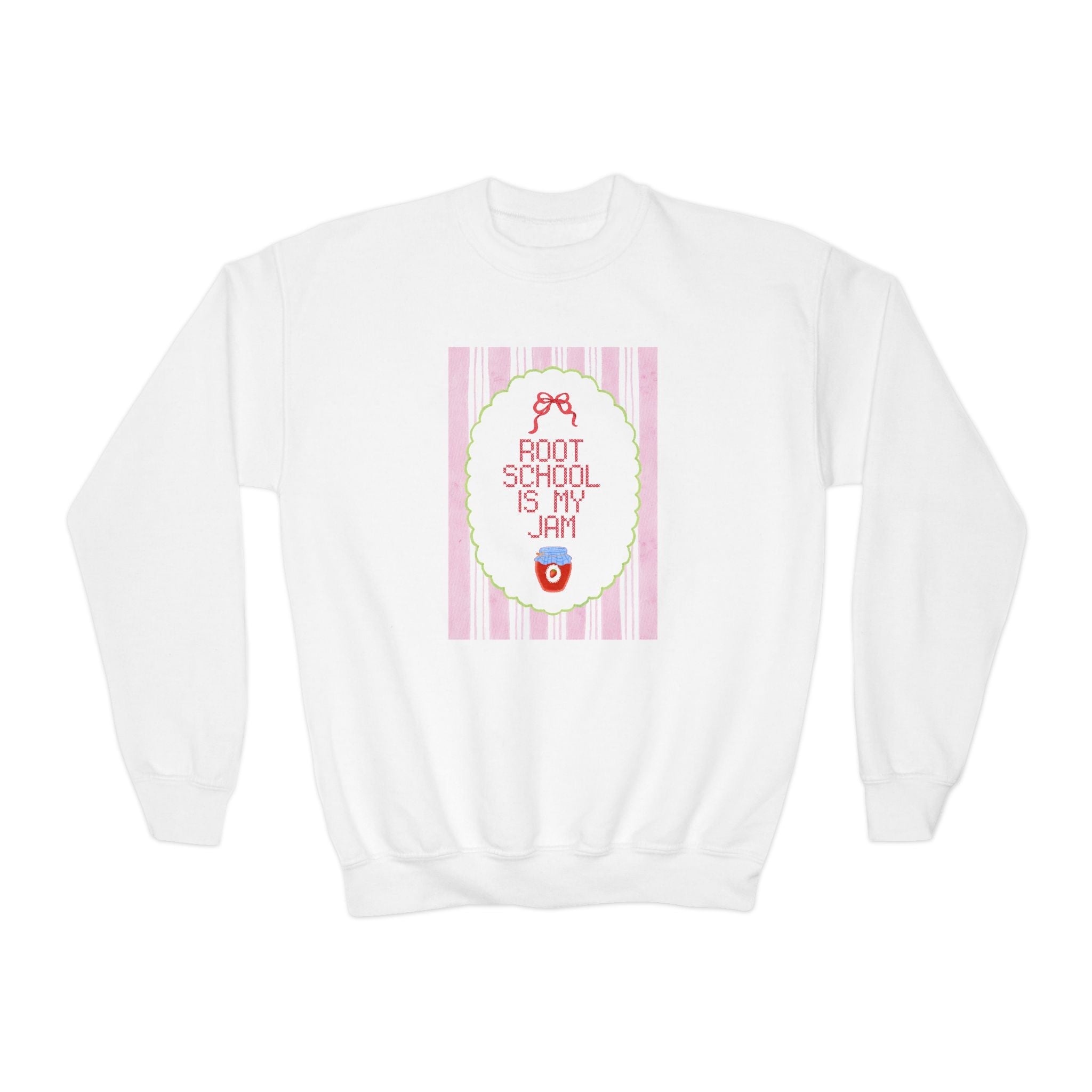 Root Elementary: Root School is My Jam | FPS + Opal and June Kids Sweatshirt, Fayetteville Public Schools - Opal and June