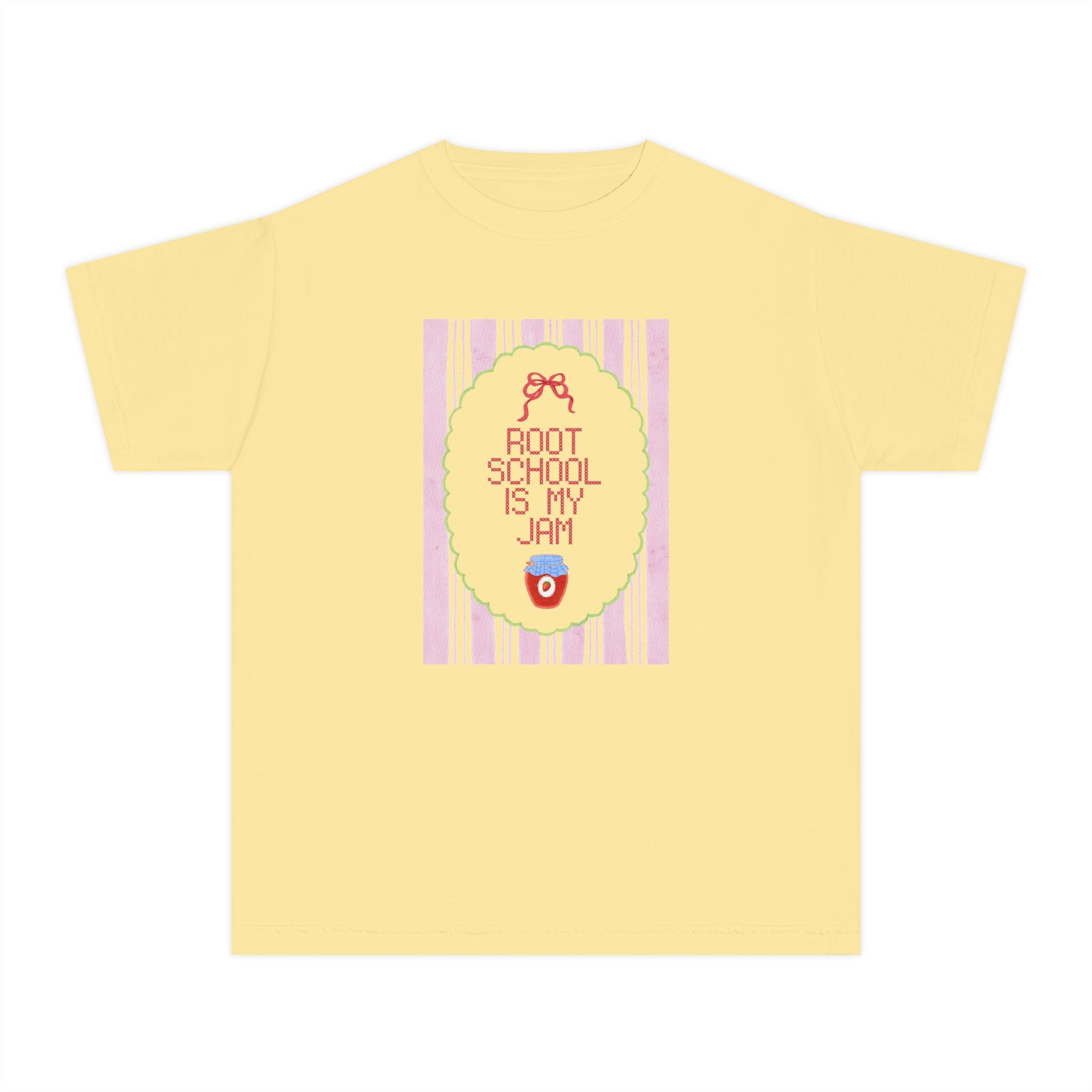 Root Elementary: Root School is My Jam | FPS + Opal and June Kids T-Shirt, Fayetteville Public Schools - Opal and June
