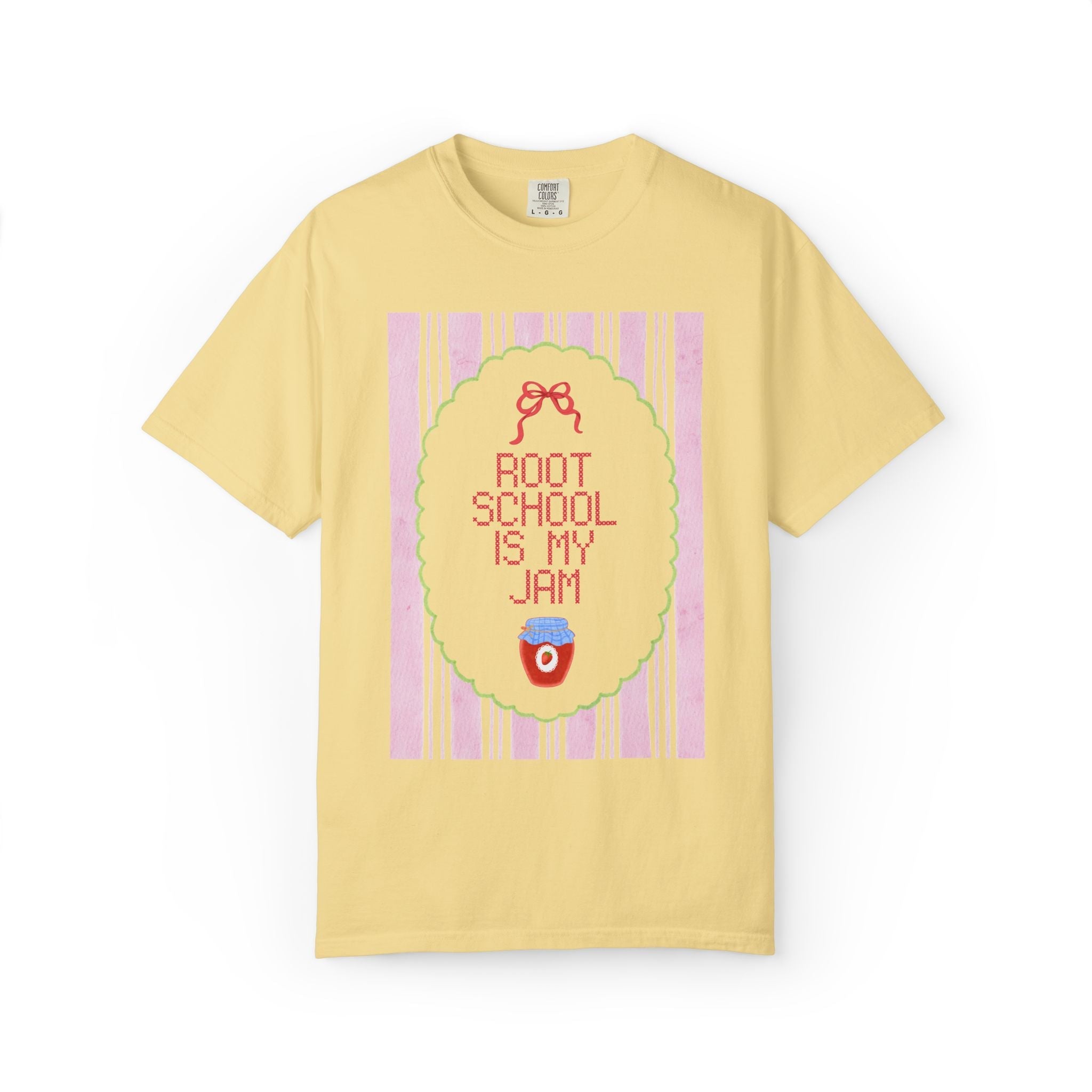 Root Elementary: Root School is My Jam | FPS + Opal and June T-Shirt, Fayetteville Public Schools - Opal and June
