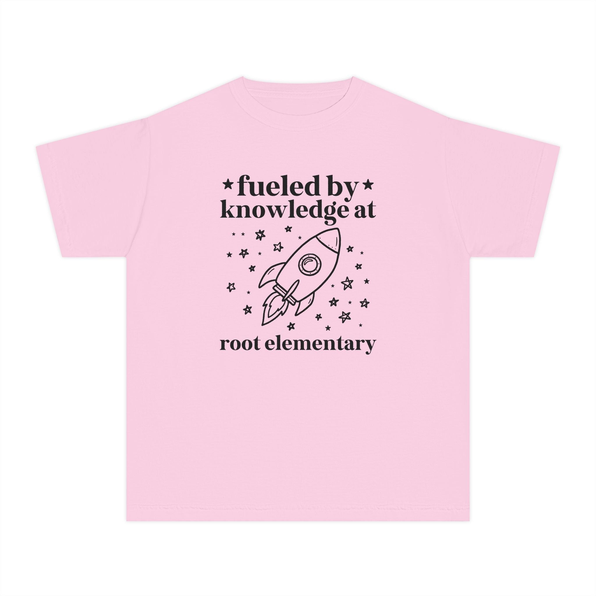 Root Elementary School Kids Tee Shirt: Fueled by Knowledge - Opal and June