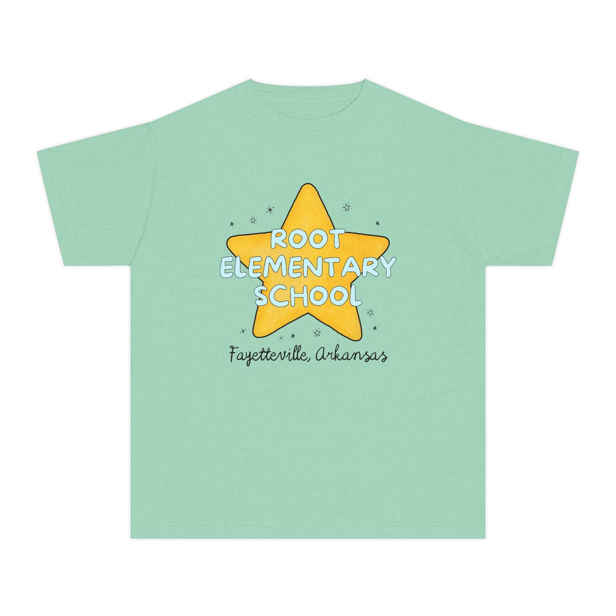 Root Elementary School Kids Tee Shirt: Star Design - Opal and June