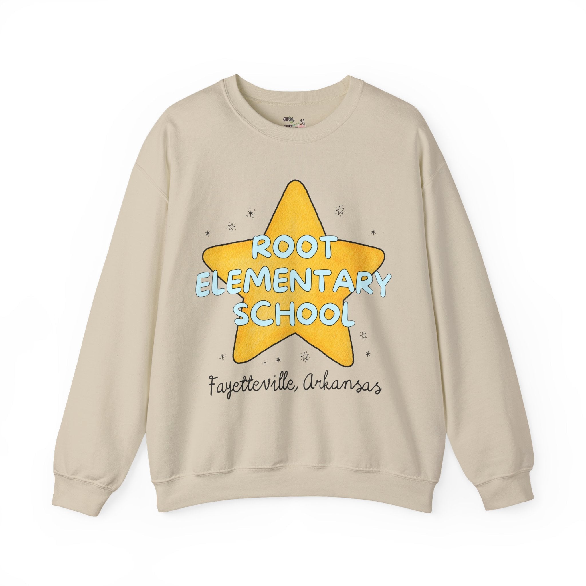 Root Elementary School Sweatshirt: Star Design - Opal and June