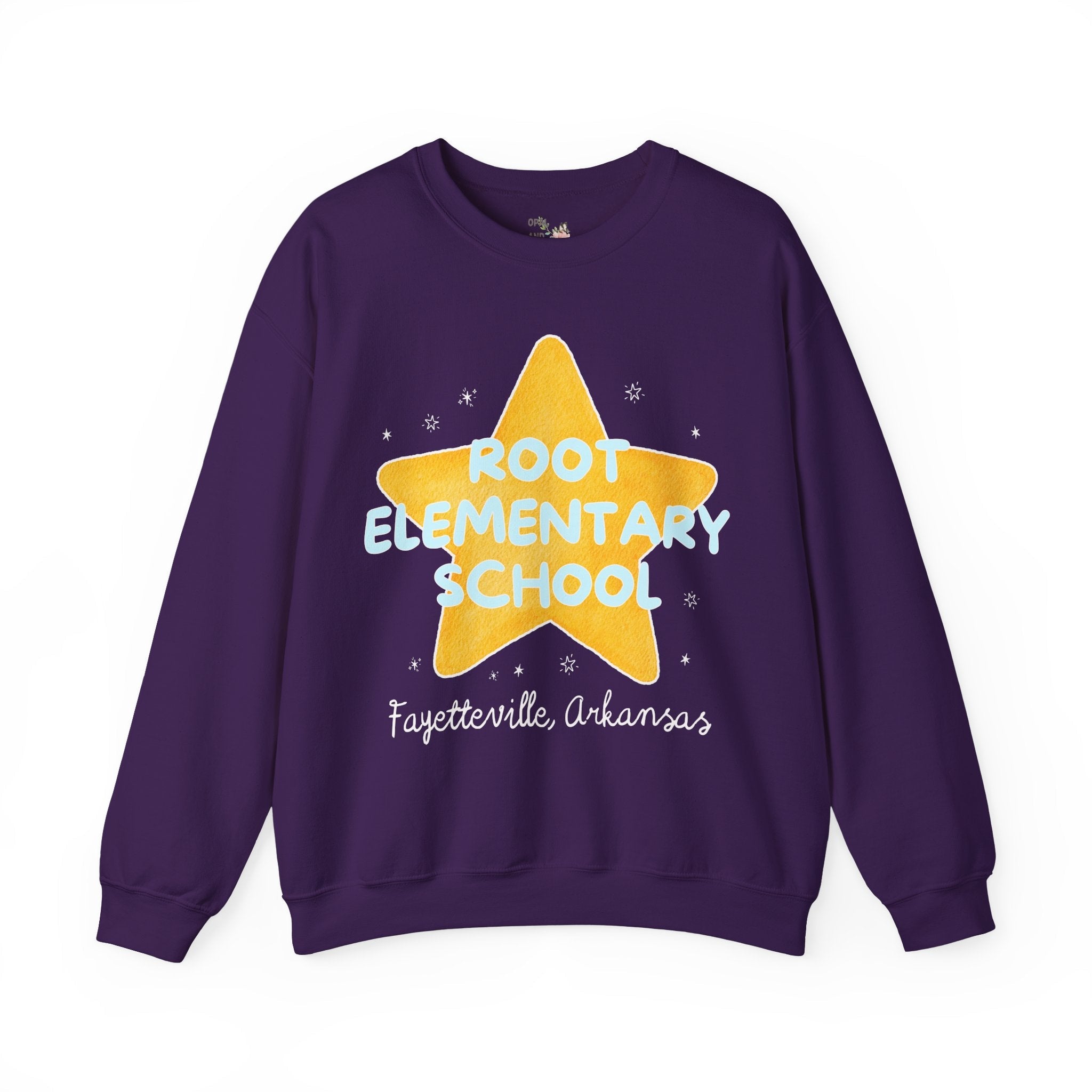 Root Elementary School Sweatshirt: Star Design - Opal and June