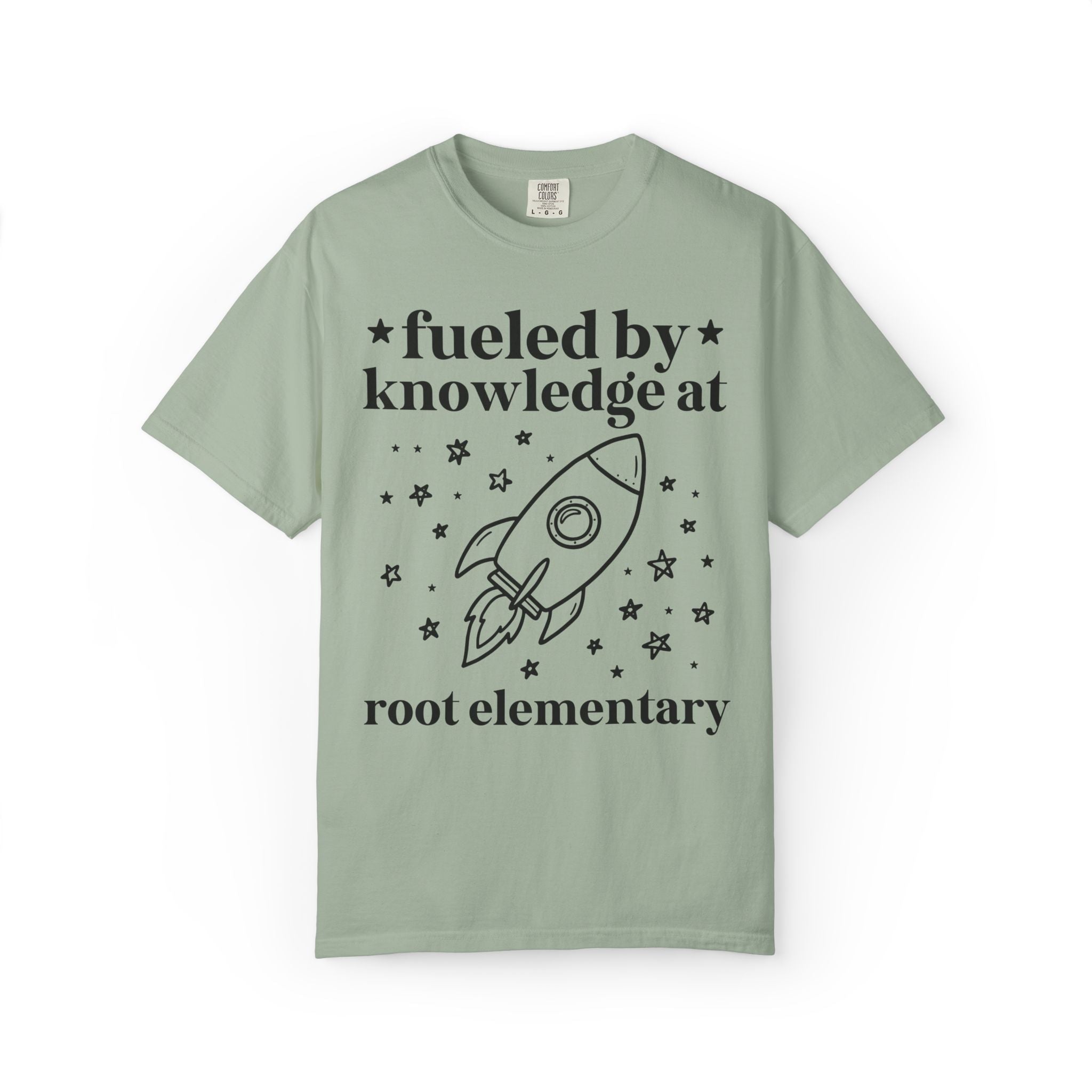Root Elementary School Tee Shirt: Fueled by Knowledge - Opal and June