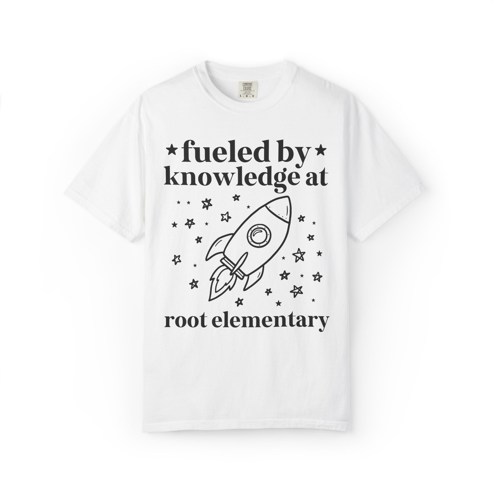 Root Elementary School Tee Shirt: Fueled by Knowledge - Opal and June