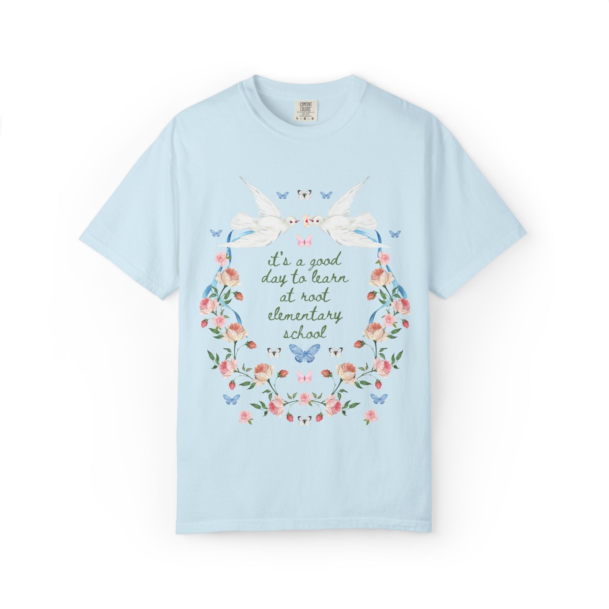 Root Elementary School Tee Shirt: It's a Good Day to Learn | FPS + Opal and June Tee Shirt, Fayetteville Public Schools - Opal and June