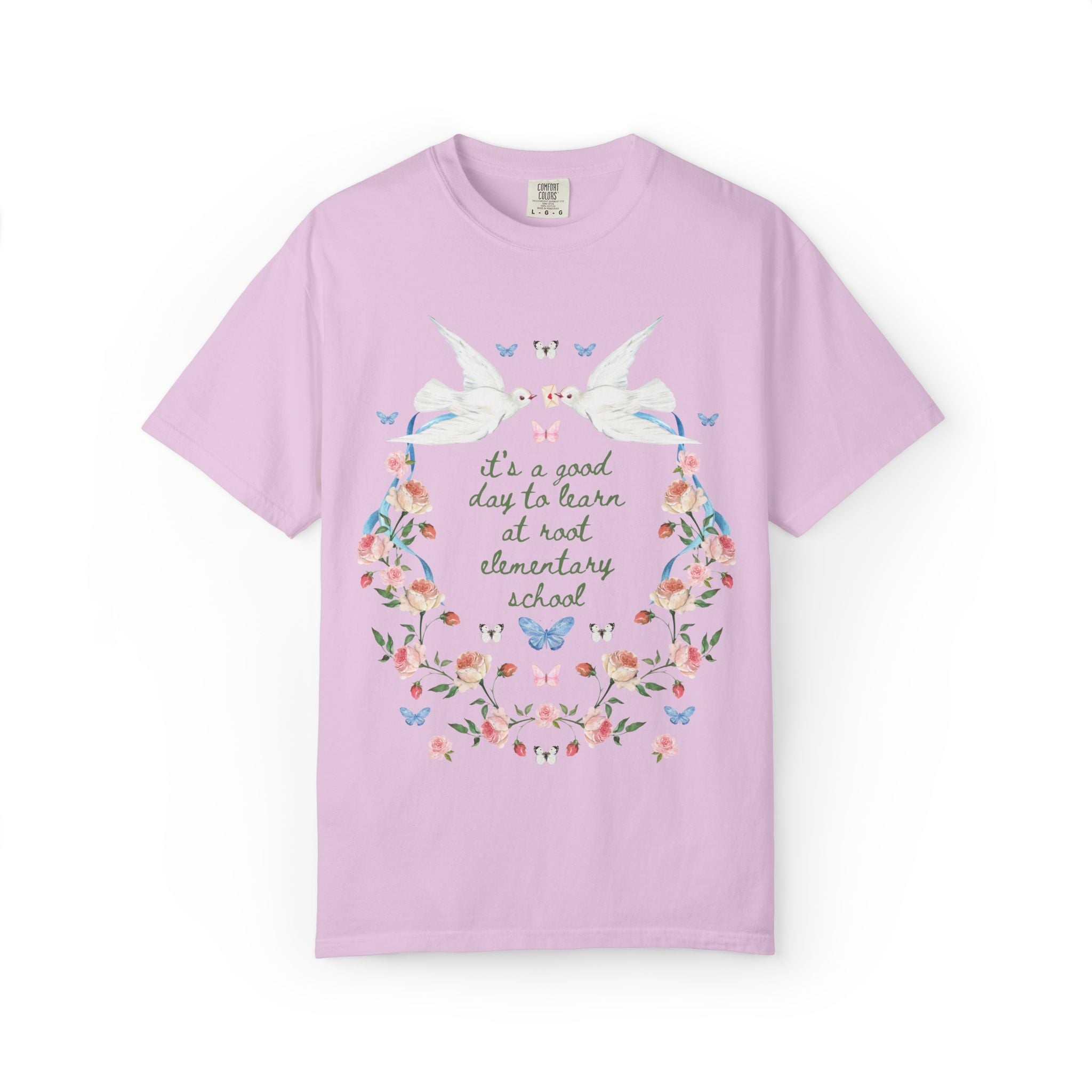 Root Elementary School Tee Shirt: It's a Good Day to Learn | FPS + Opal and June Tee Shirt, Fayetteville Public Schools - Opal and June
