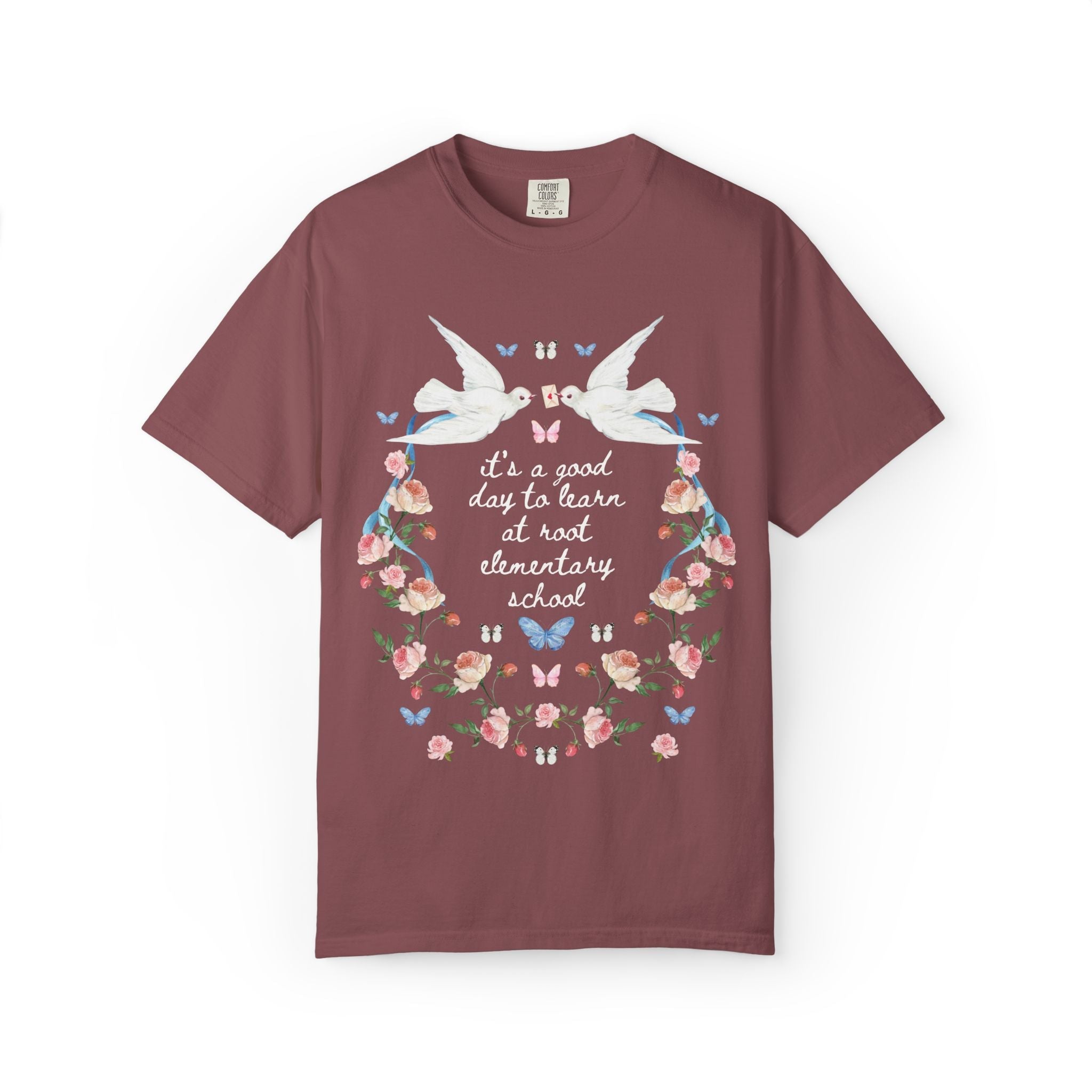 Root Elementary School Tee Shirt: It's a Good Day to Learn | FPS + Opal and June Tee Shirt, Fayetteville Public Schools - Opal and June