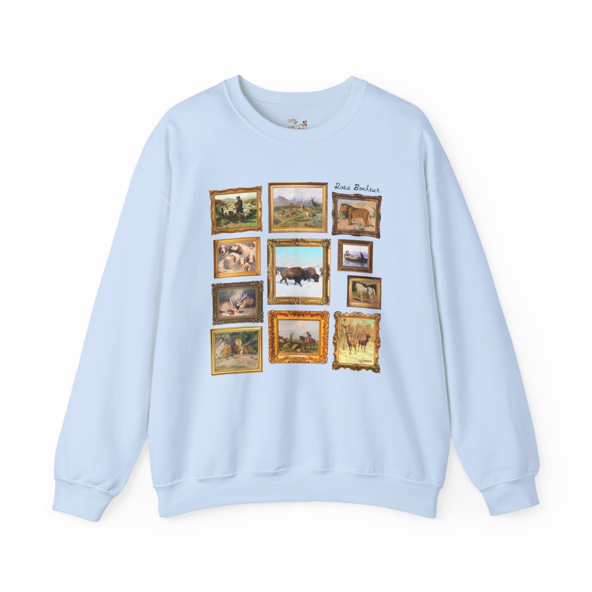 Rosa Bonheur Art History Sweatshirt: Famous Paintings French Art History, Realism Art Movement, Animal Lover Present, LGBTQ 19th Century Art - Opal and June