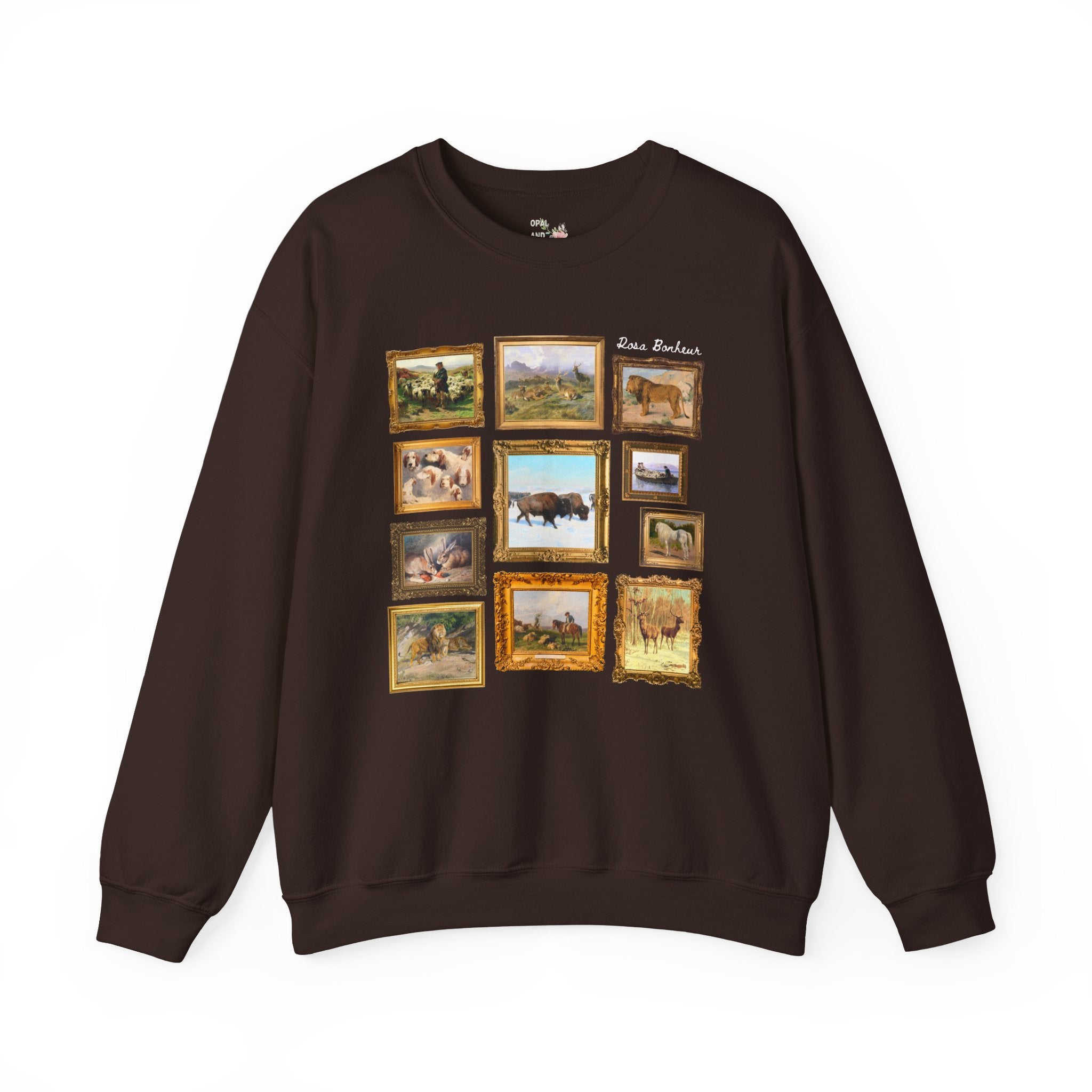 Rosa Bonheur Art History Sweatshirt: Famous Paintings French Art History, Realism Art Movement, Animal Lover Present, LGBTQ 19th Century Art - Opal and June