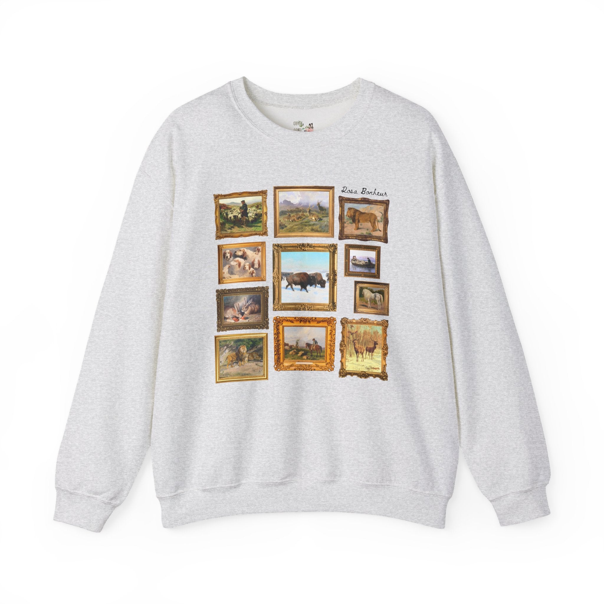 Rosa Bonheur Art History Sweatshirt: Famous Paintings French Art History, Realism Art Movement, Animal Lover Present, LGBTQ 19th Century Art - Opal and June