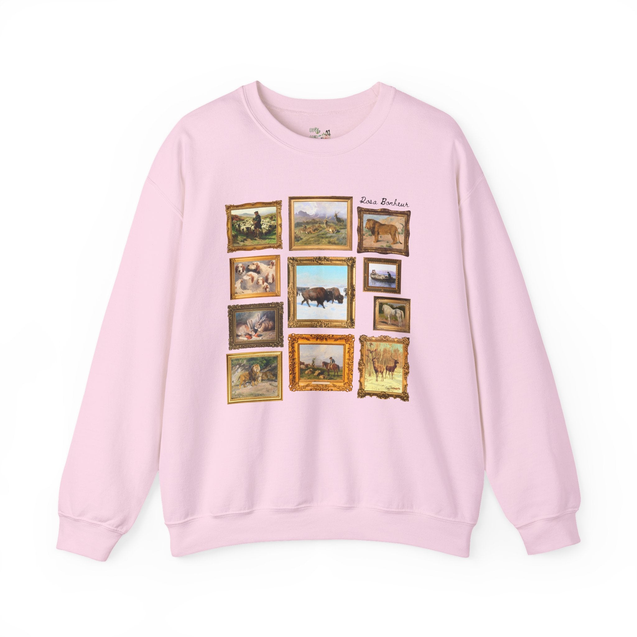 Rosa Bonheur Art History Sweatshirt: Famous Paintings French Art History, Realism Art Movement, Animal Lover Present, LGBTQ 19th Century Art - Opal and June