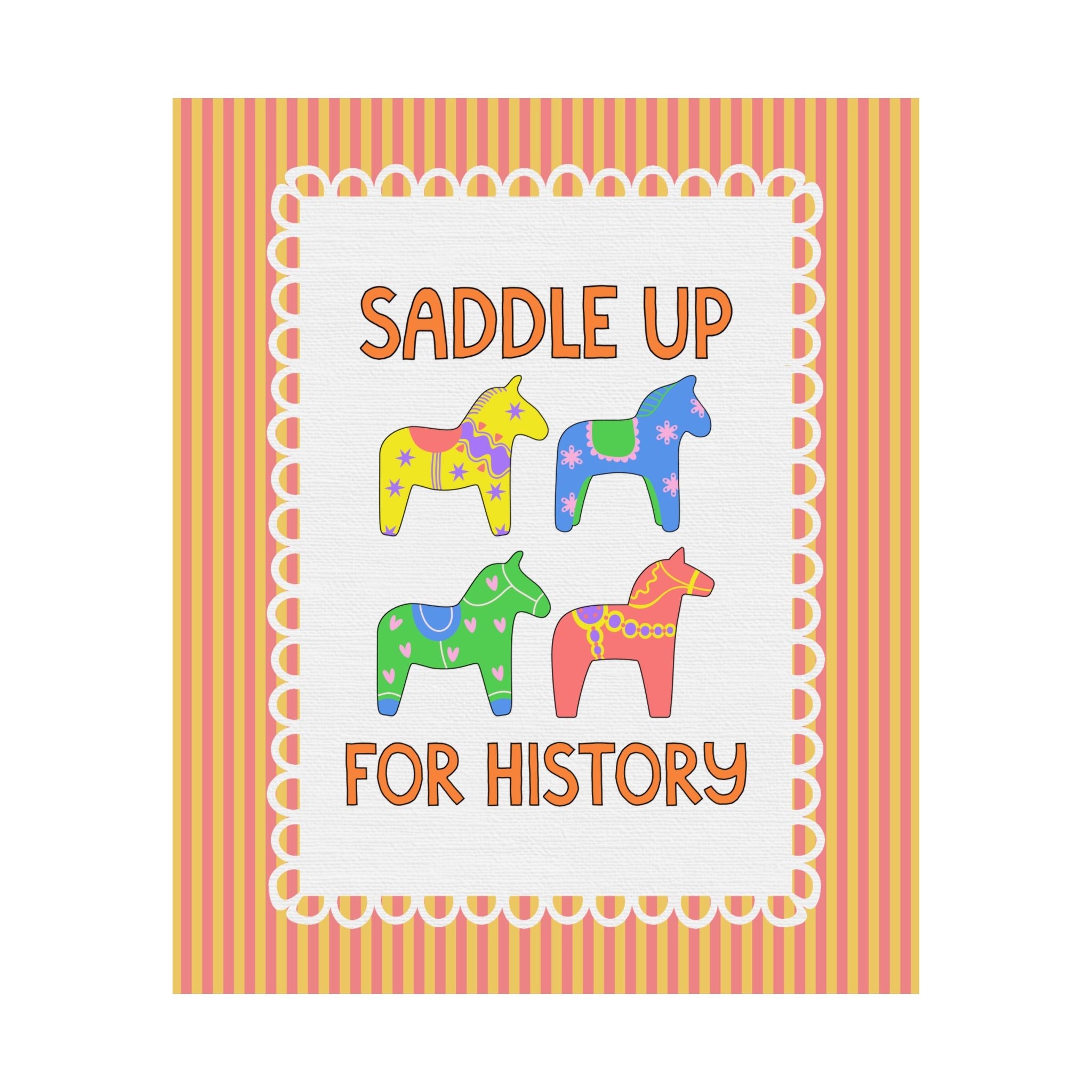 Saddle Up for History - Opal and June